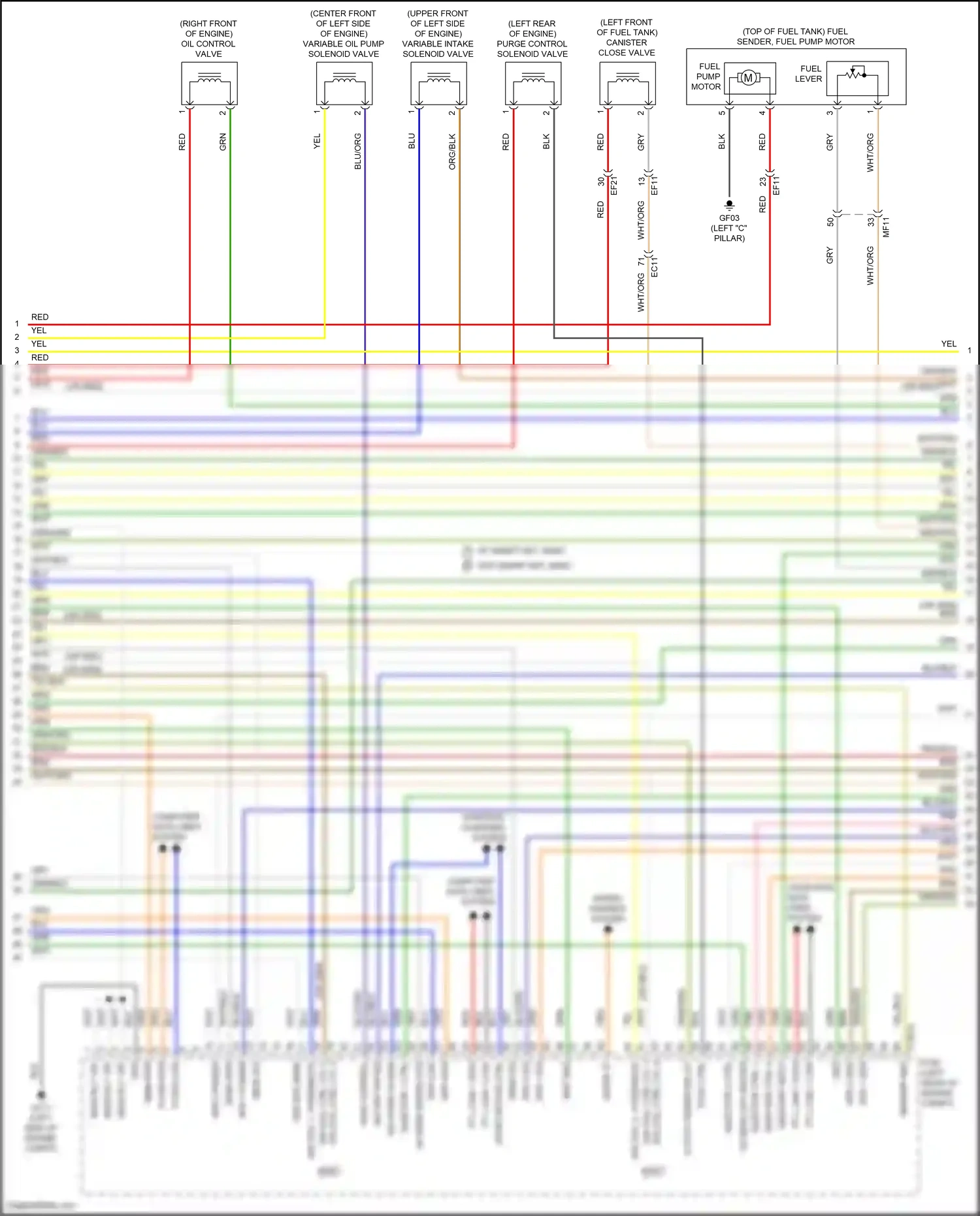 Wiring diagram computer data lines system for Hyundai Santa Fe IV facelift (2020-2024) (139 of 157)