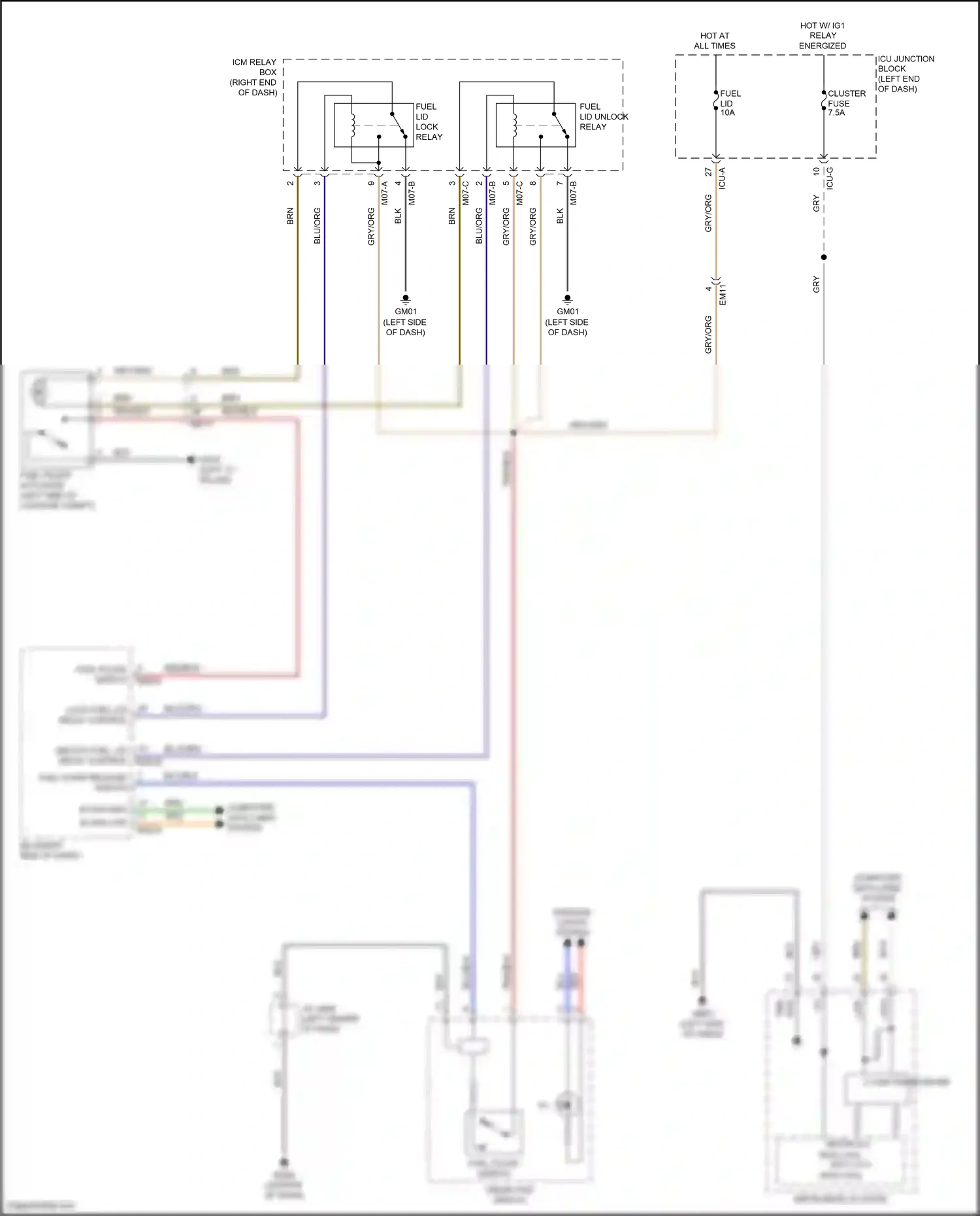 Wiring diagram computer data lines system for Hyundai Santa Fe IV facelift (2020-2024) (87 of 157)