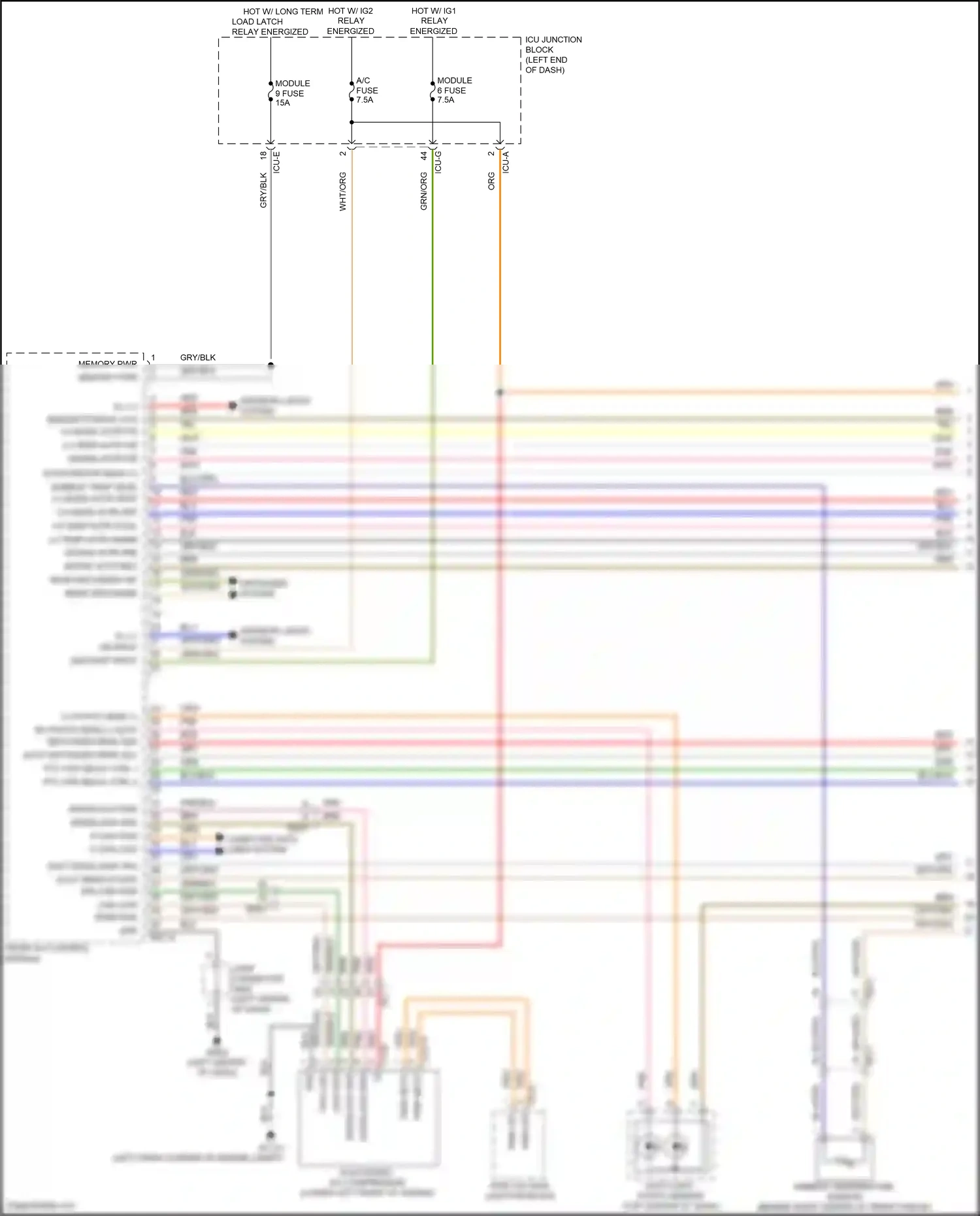 Wiring diagram computer data lines system for Hyundai Santa Fe IV facelift (2020-2024) (85 of 157)
