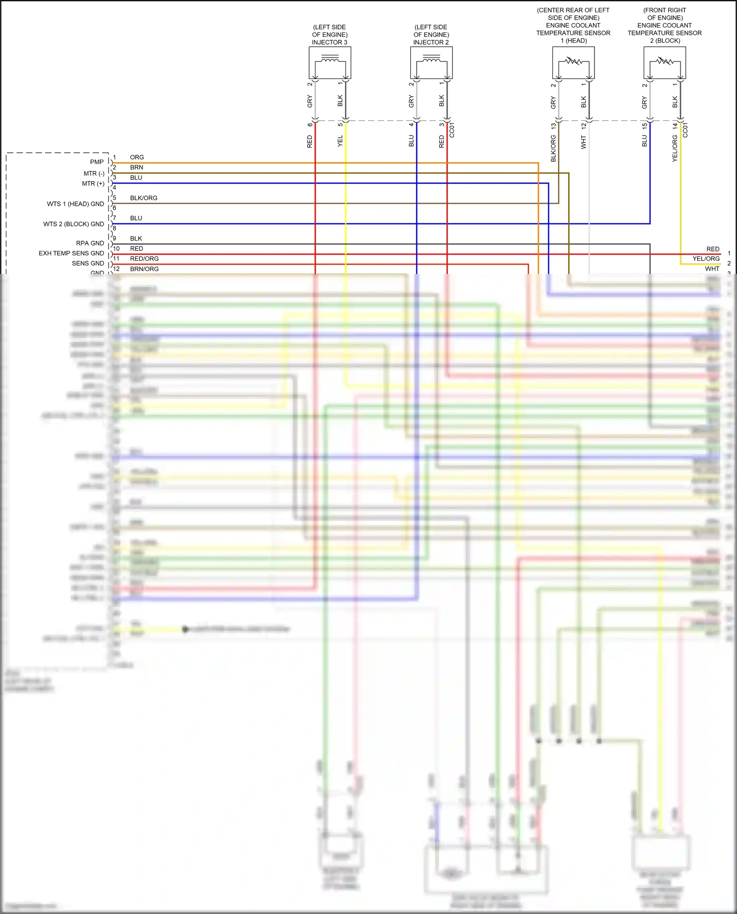 Wiring diagram computer data lines system for Hyundai Santa Fe IV facelift (2020-2024) (122 of 157)