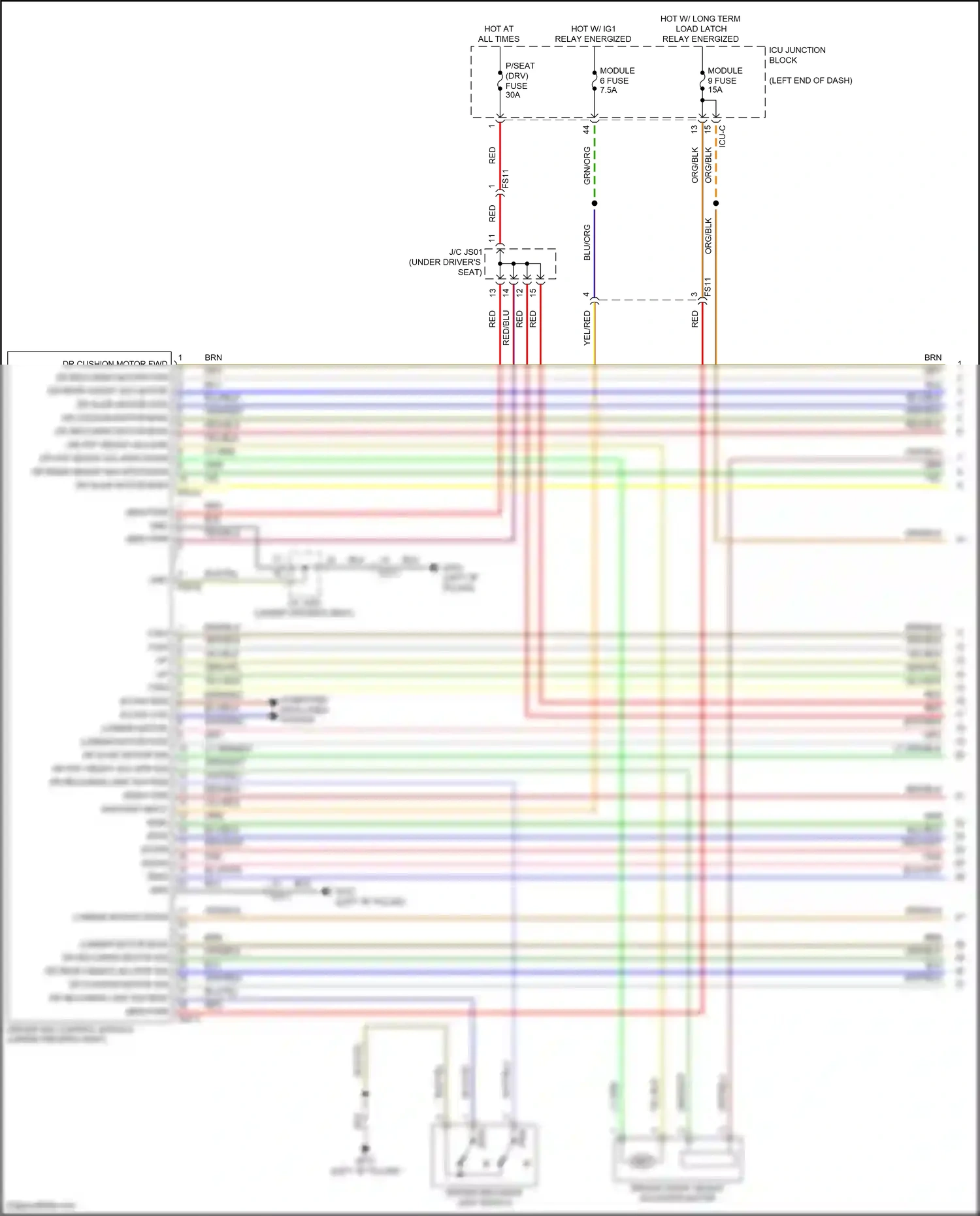 Wiring diagram computer data lines system for Hyundai Santa Fe IV facelift (2020-2024) (14 of 157)