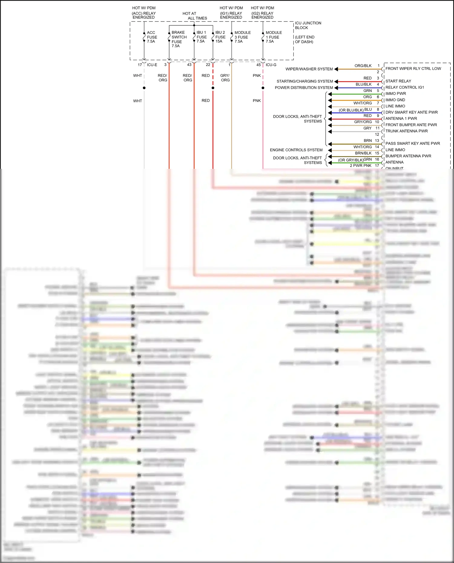 Wiring diagram computer data lines system for Hyundai Santa Fe IV facelift (2020-2024) (31 of 157)