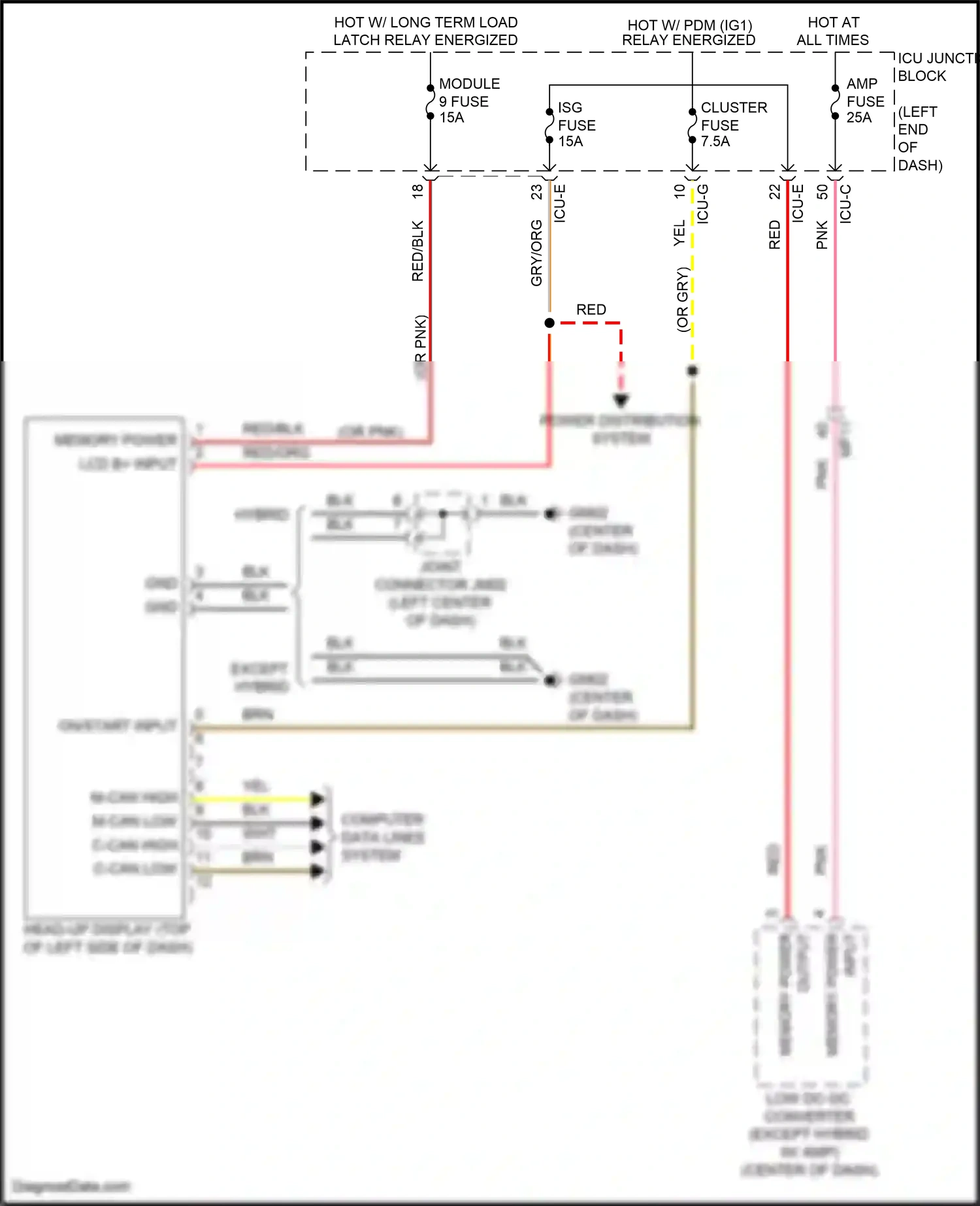 Wiring diagram computer data lines system for Hyundai Santa Fe IV facelift (2020-2024) (61 of 157)
