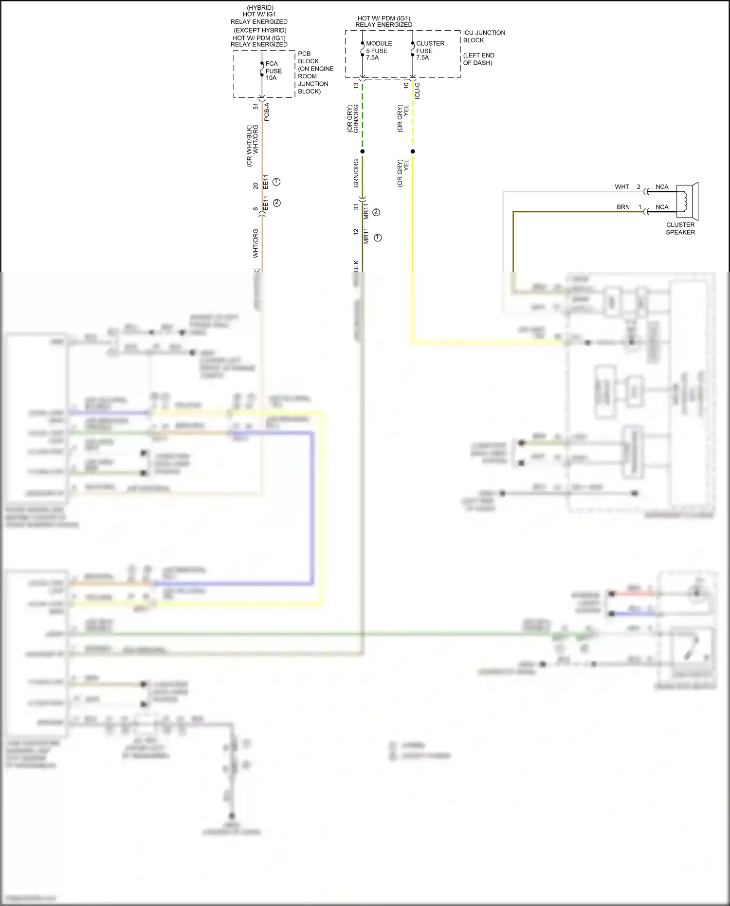 Wiring diagram computer data lines system for Hyundai Santa Fe IV facelift (2020-2024) (43 of 157)
