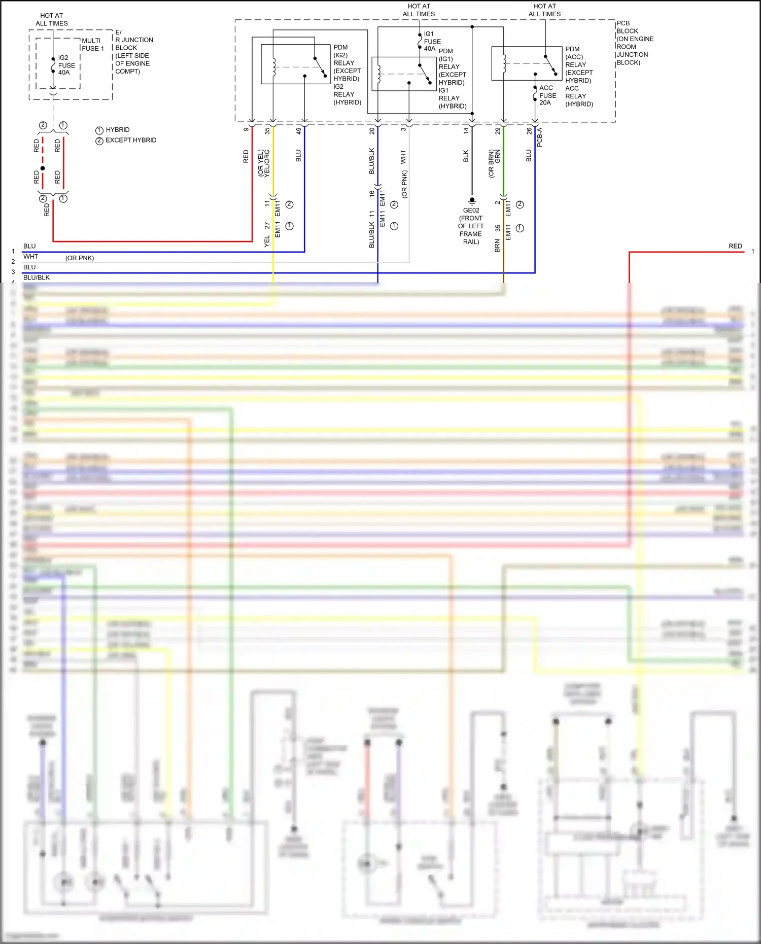 Wiring diagram computer data lines system for Hyundai Santa Fe IV facelift (2020-2024) (35 of 157)