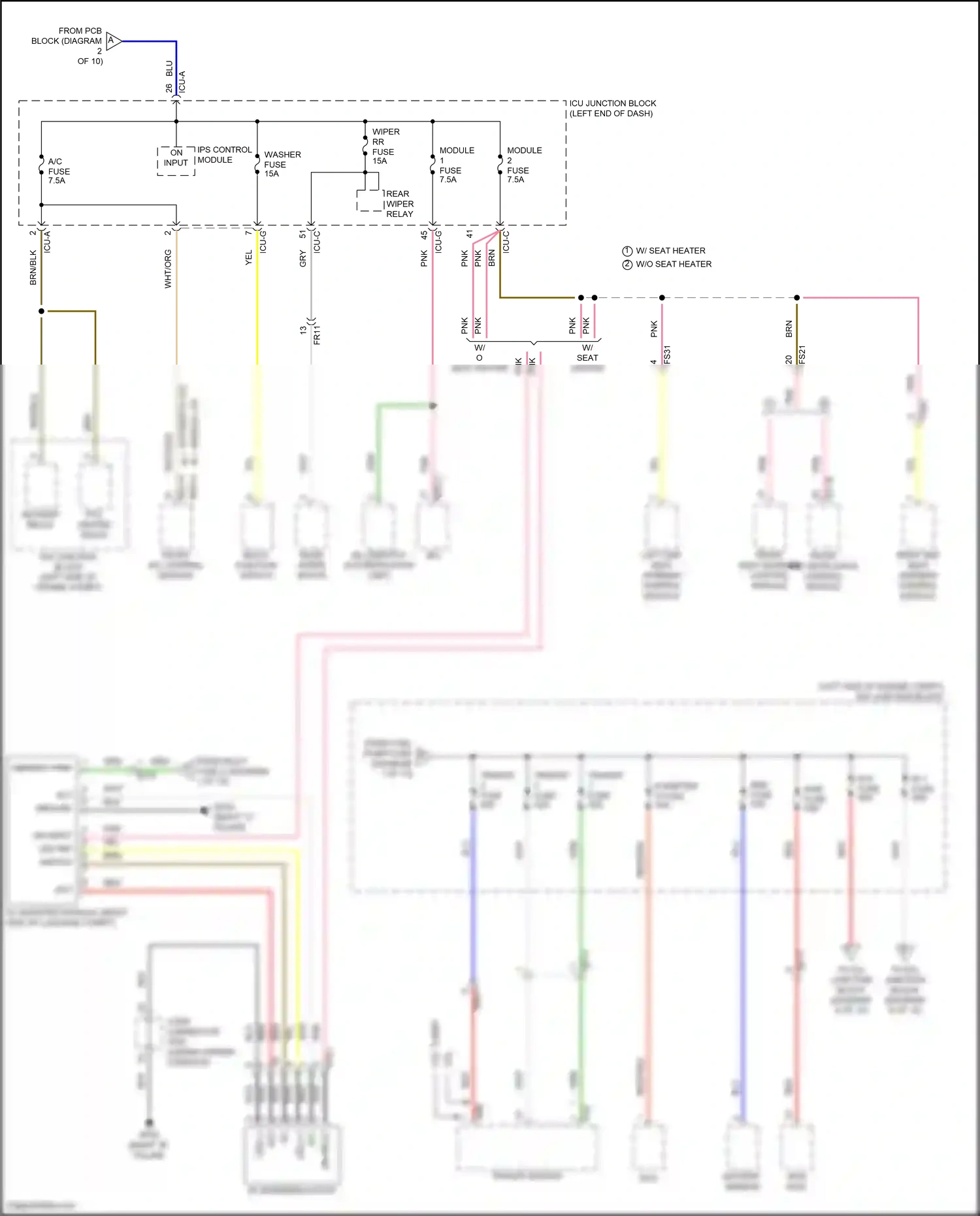 Wiring diagram ips control module for Hyundai Santa Fe IV facelift (2020-2024) (21 of 54)