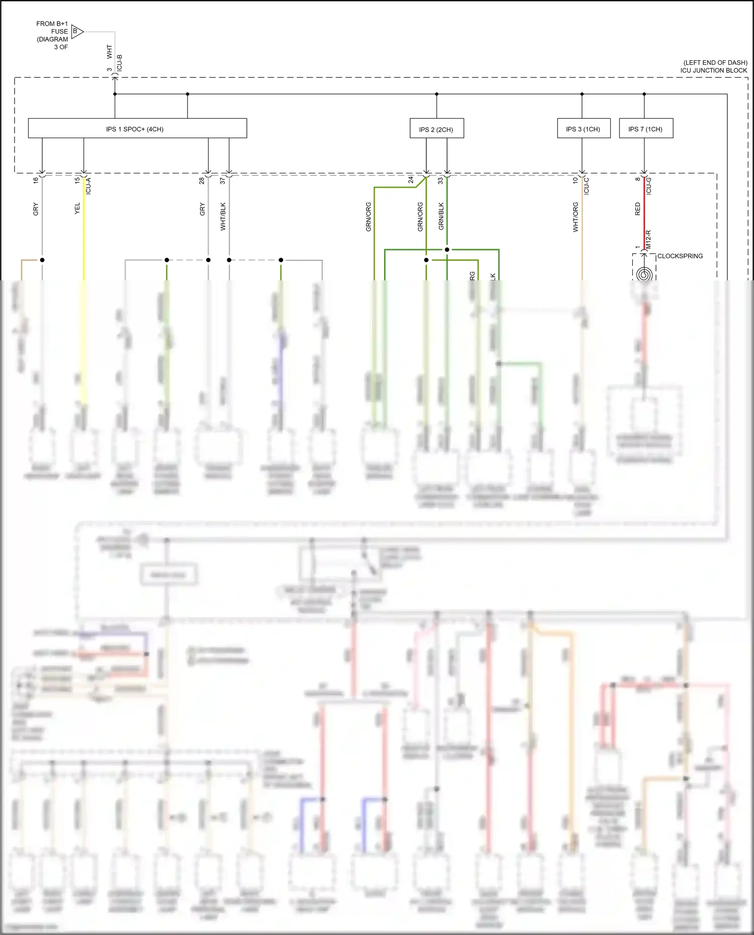 Wiring diagram ips control module for Hyundai Santa Fe IV facelift (2020-2024) (23 of 54)