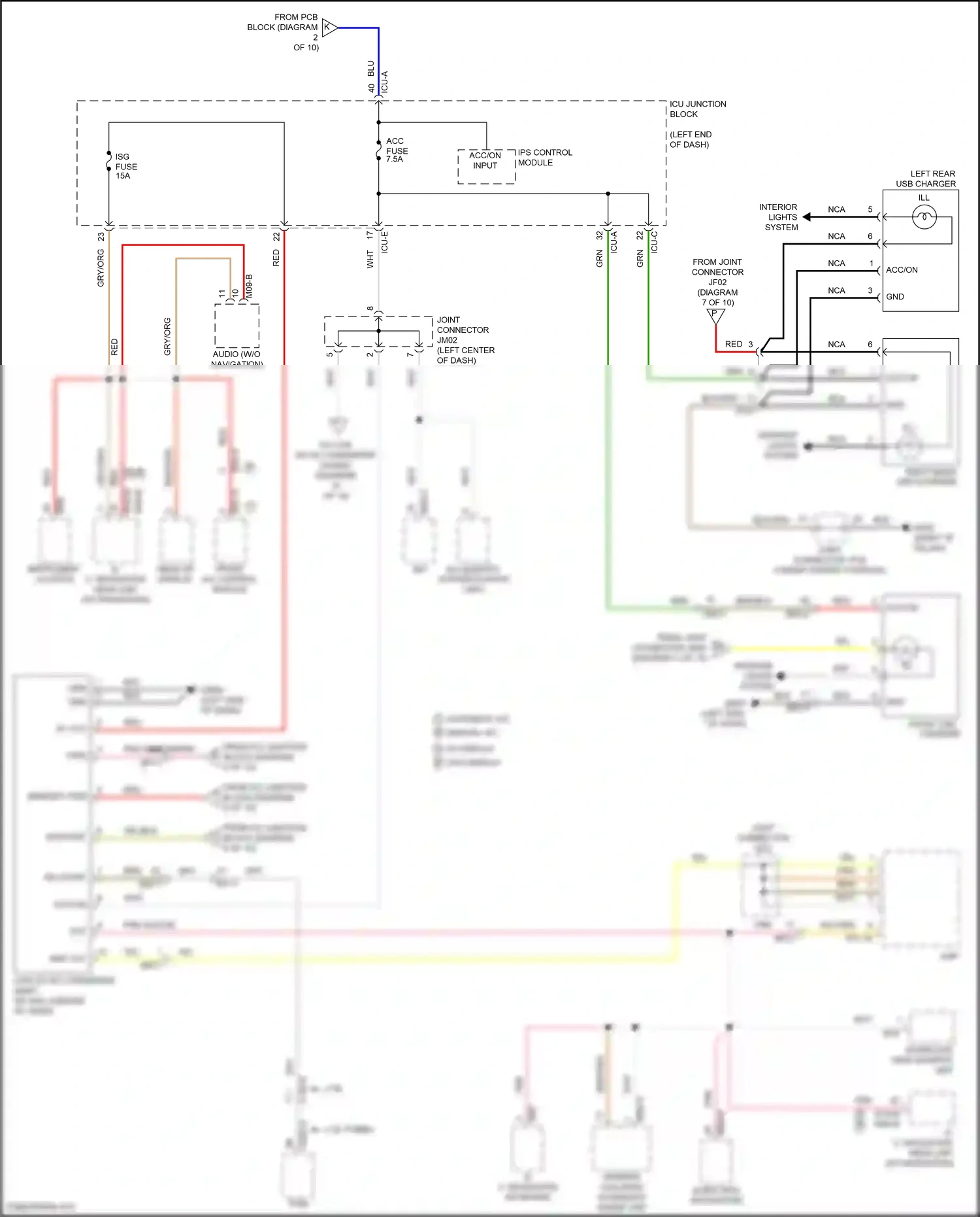 Wiring diagram ips control module for Hyundai Santa Fe IV facelift (2020-2024) (15 of 54)