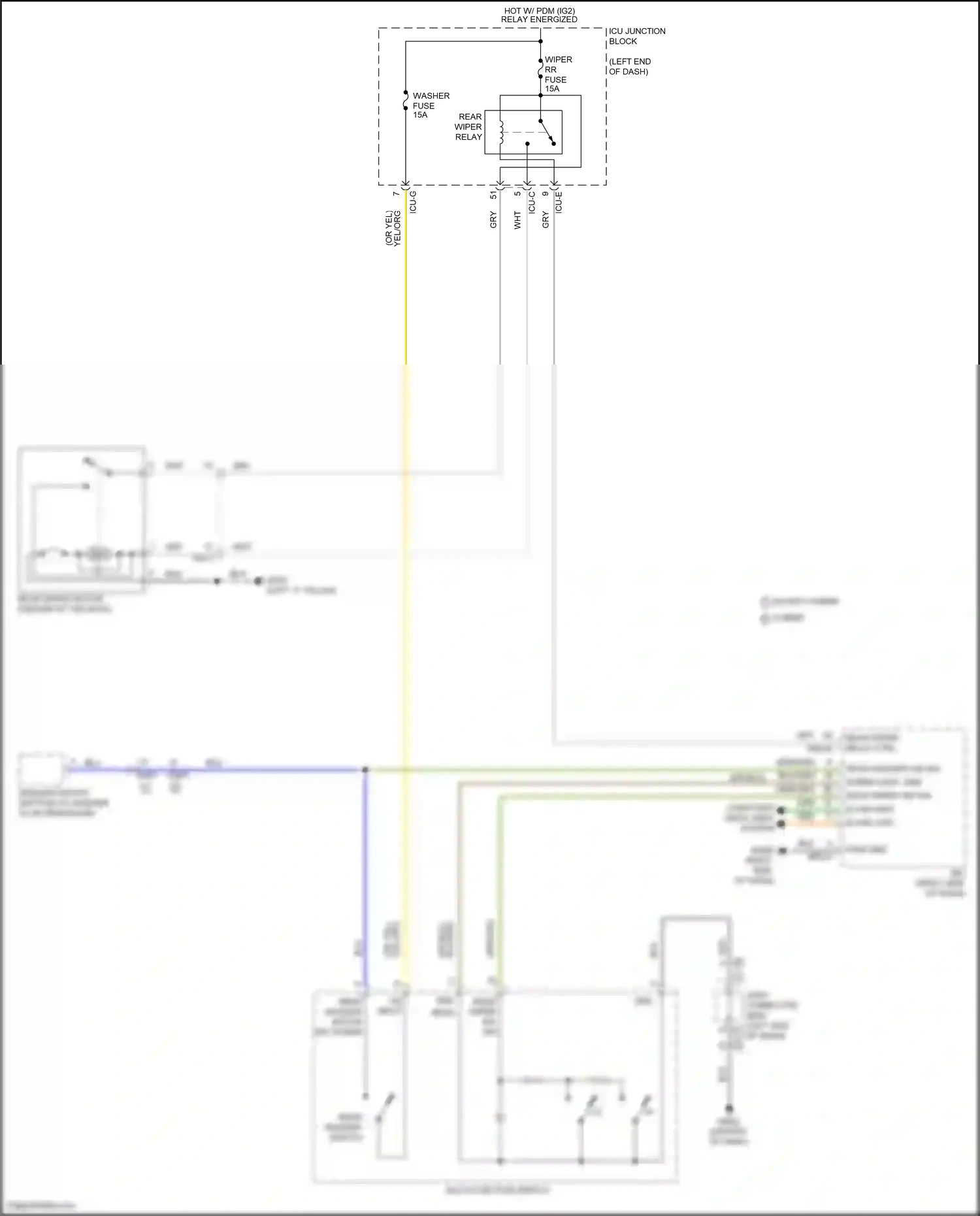 Wiring diagram multi- function switch for Hyundai Santa Fe IV facelift (2020-2024) (14 of 14)