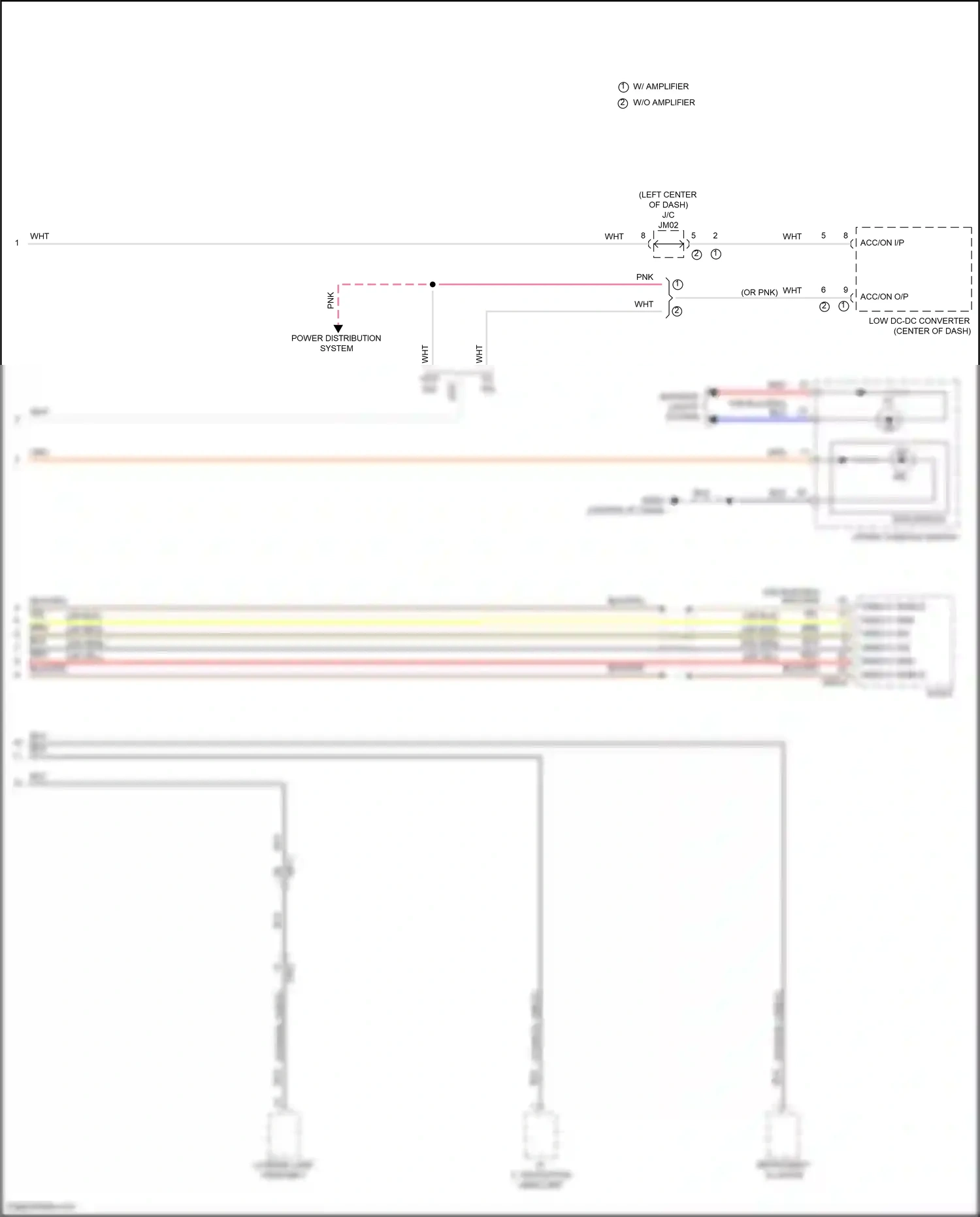 Wiring diagram upper console switch for Hyundai Santa Fe IV facelift (2020-2024) (1 of 30)