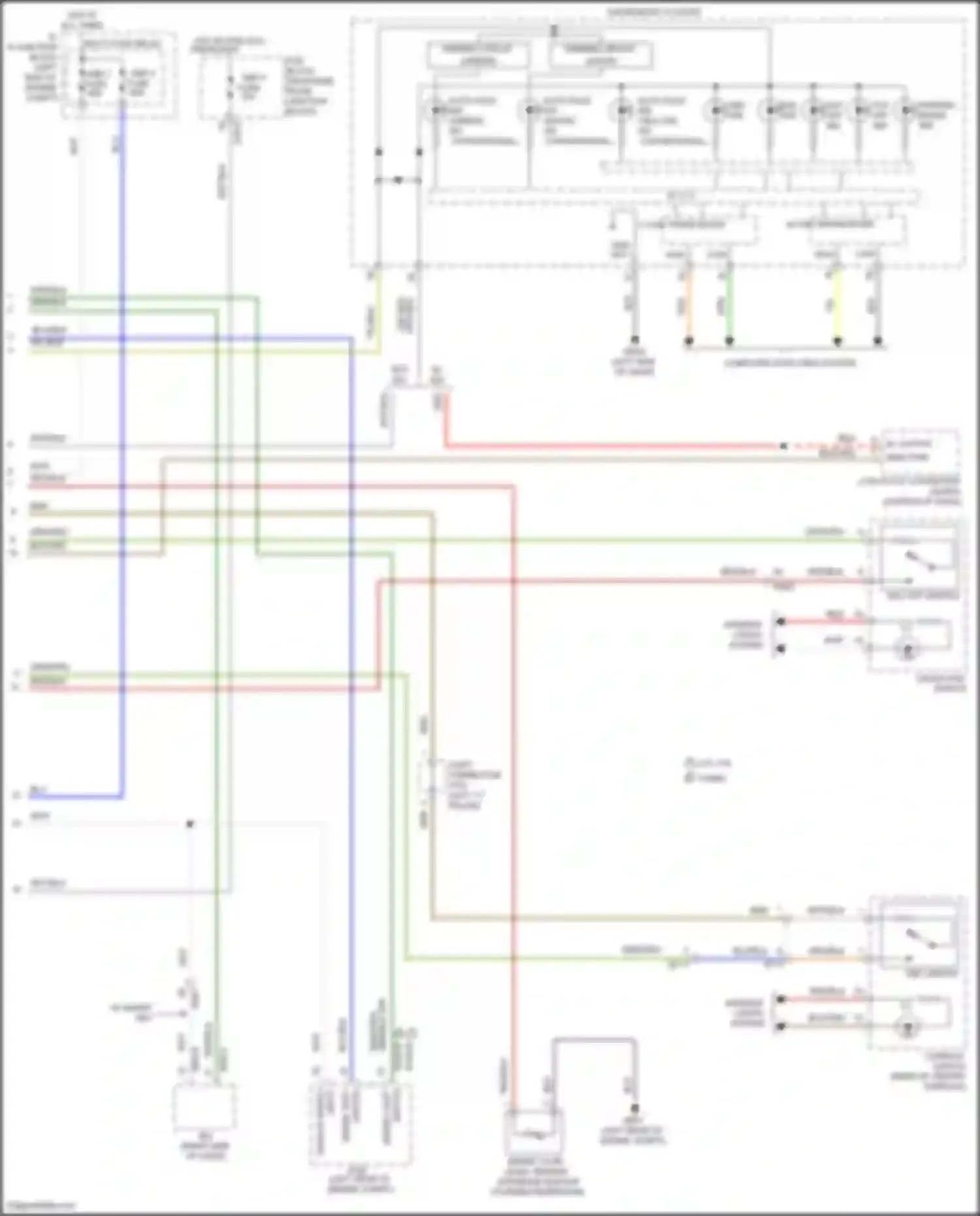 Santa Fe Hyundai IV (2018-2021): Anti-lock brakes circuit, w/o epb (2 of 2)