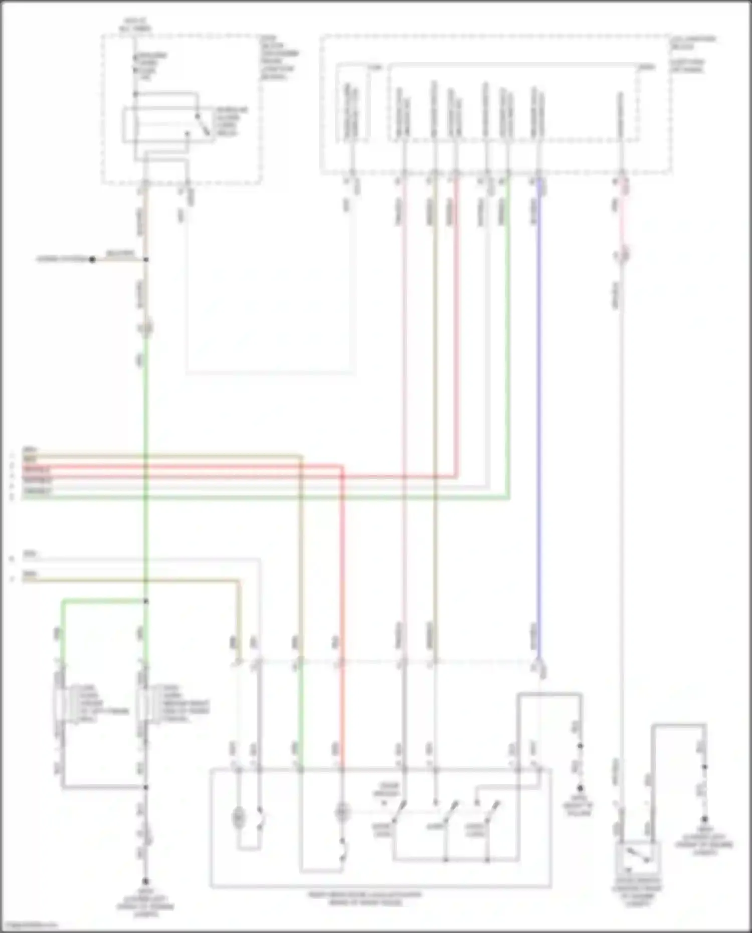 Santa Fe Hyundai IV (2018-2021): Forced entry circuit (3 of 3)