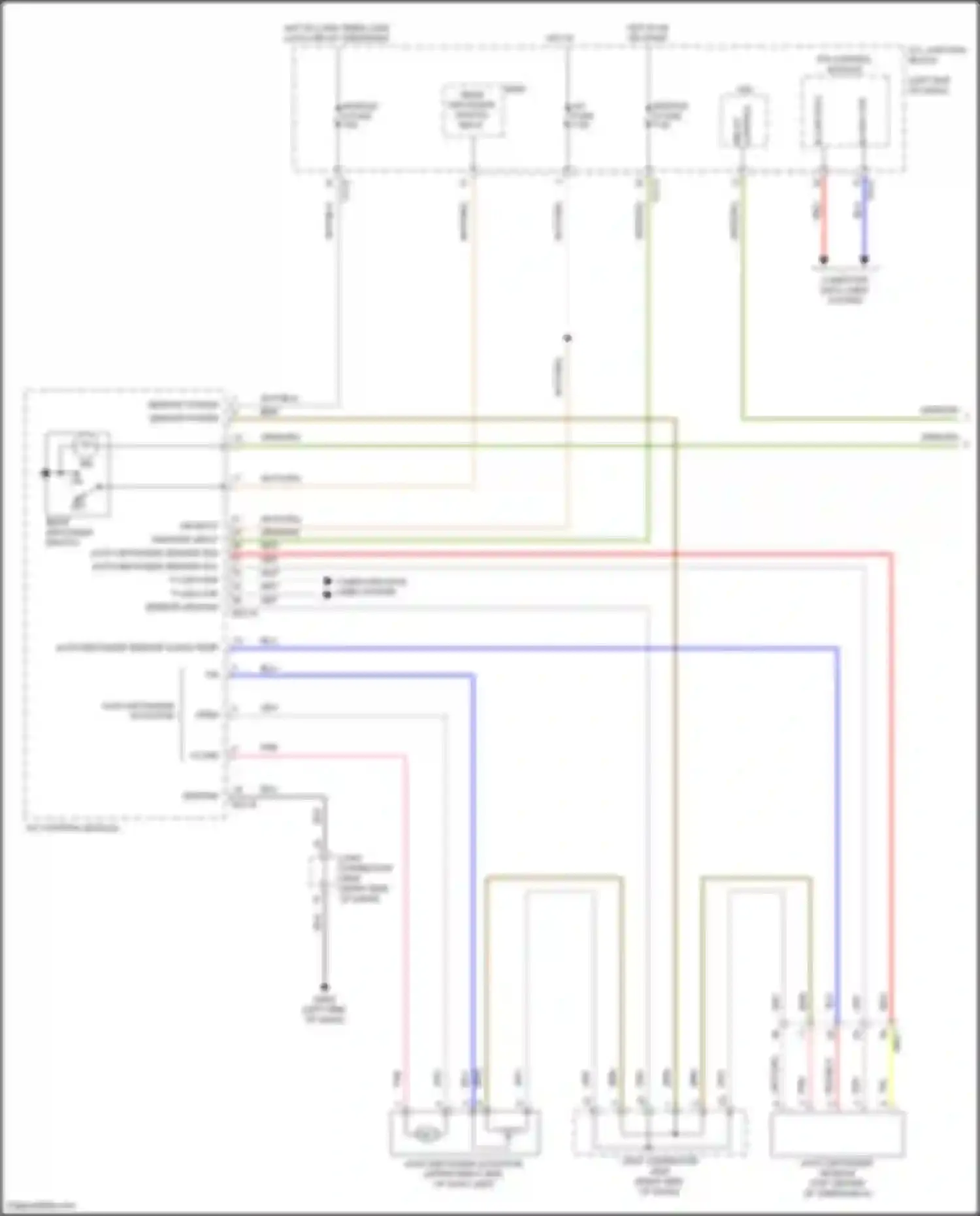 Santa Fe Hyundai IV (2018-2021): Defoggers circuit, w/ auto defogger (1 of 2)