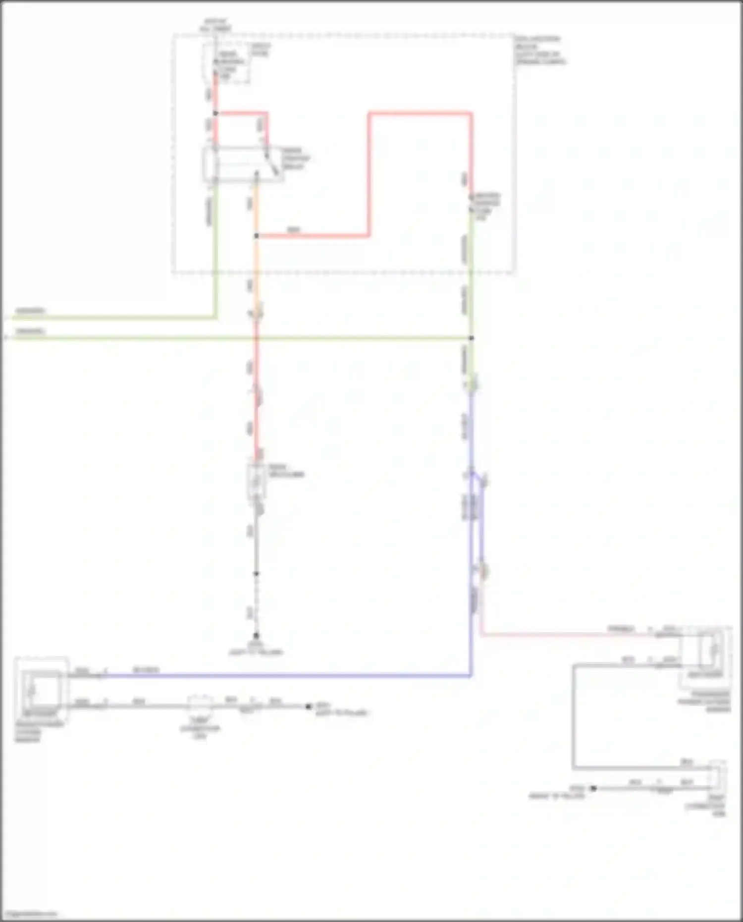 Santa Fe Hyundai IV (2018-2021): Defoggers circuit, w/ auto defogger (2 of 2)