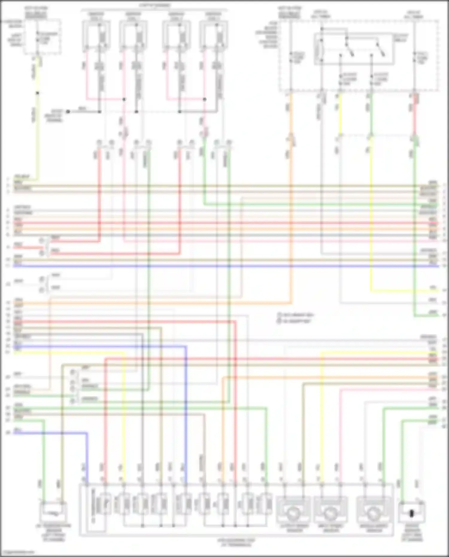 Santa Fe Hyundai IV (2018-2021): Wiring diagram engine performance 2.0l turbo (2 of 6)