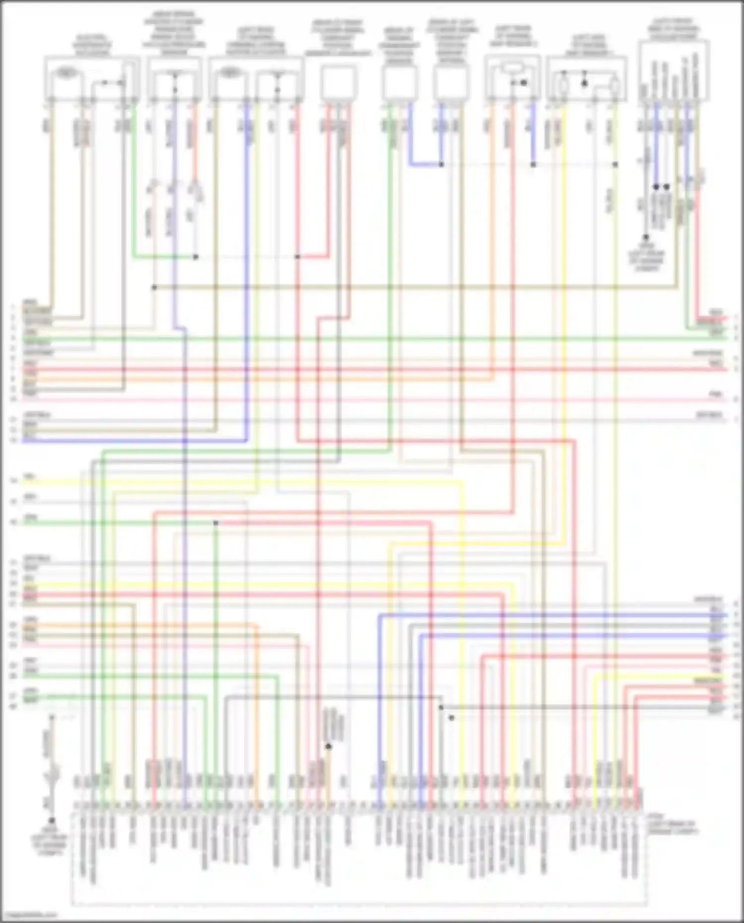 Santa Fe Hyundai IV (2018-2021): Wiring diagram engine performance 2.0l turbo (3 of 6)