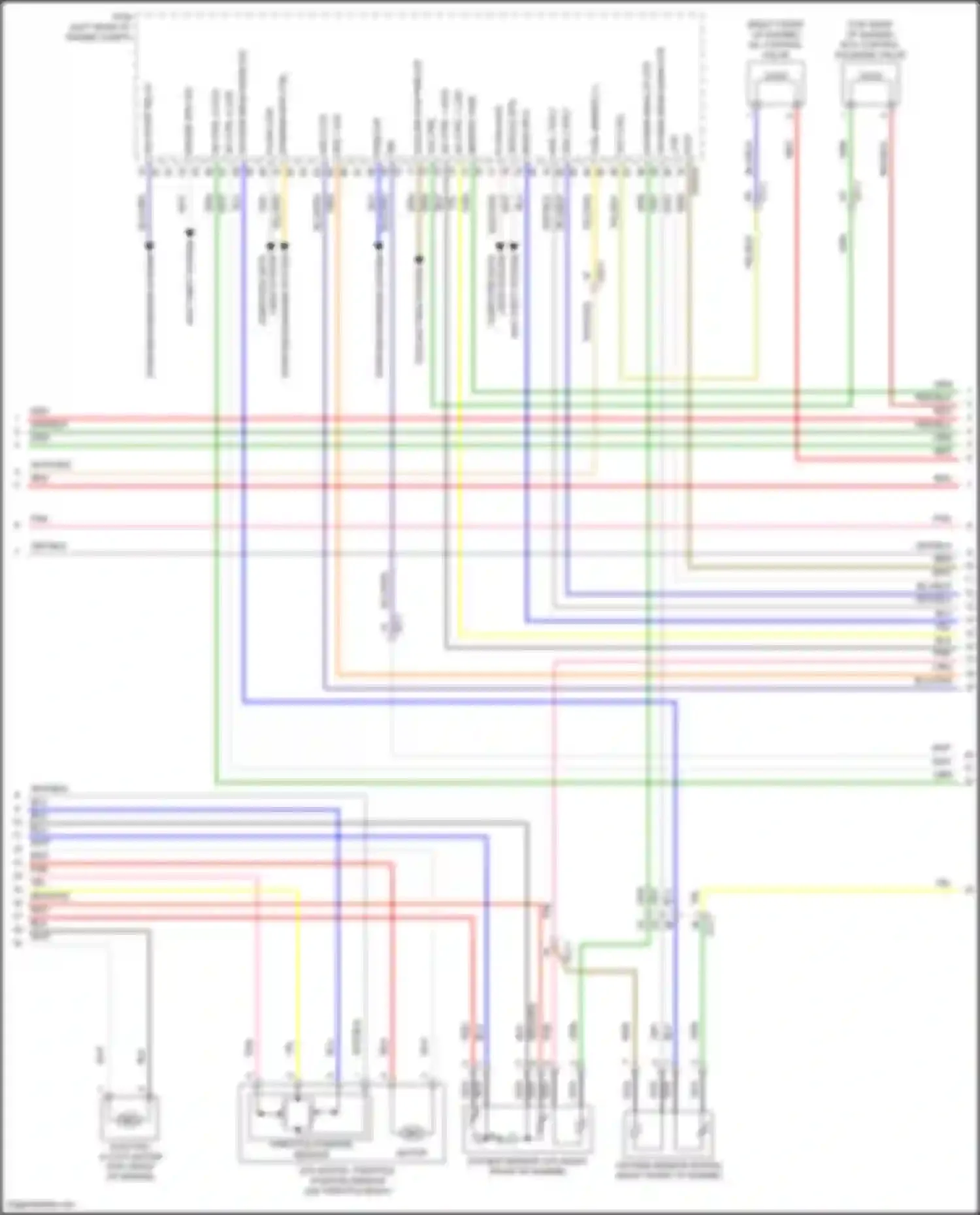 Santa Fe Hyundai IV (2018-2021): Wiring diagram engine performance 2.0l turbo (4 of 6)