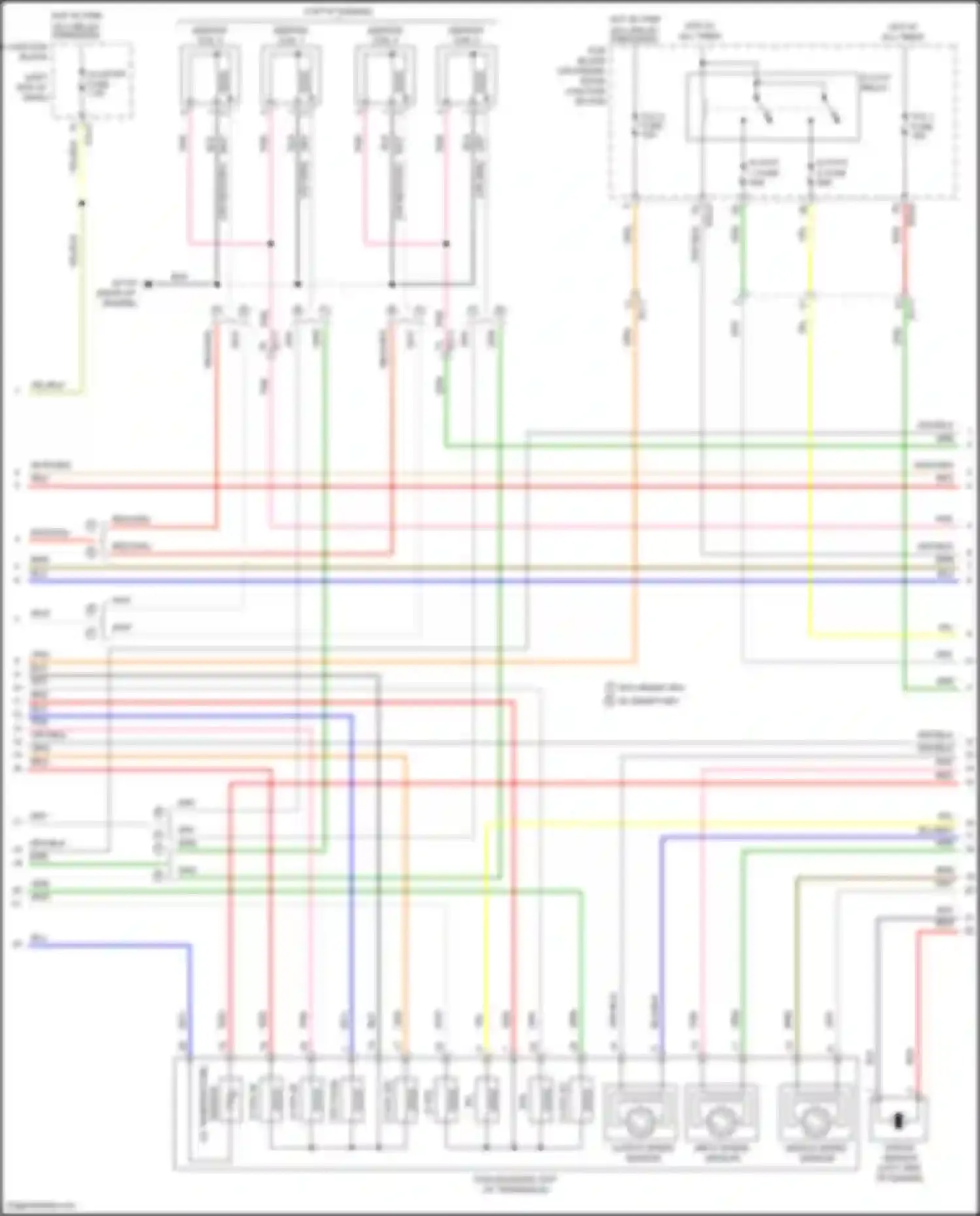 Santa Fe Hyundai IV (2018-2021): Wiring diagram engine performance 2.4l (2 of 6)