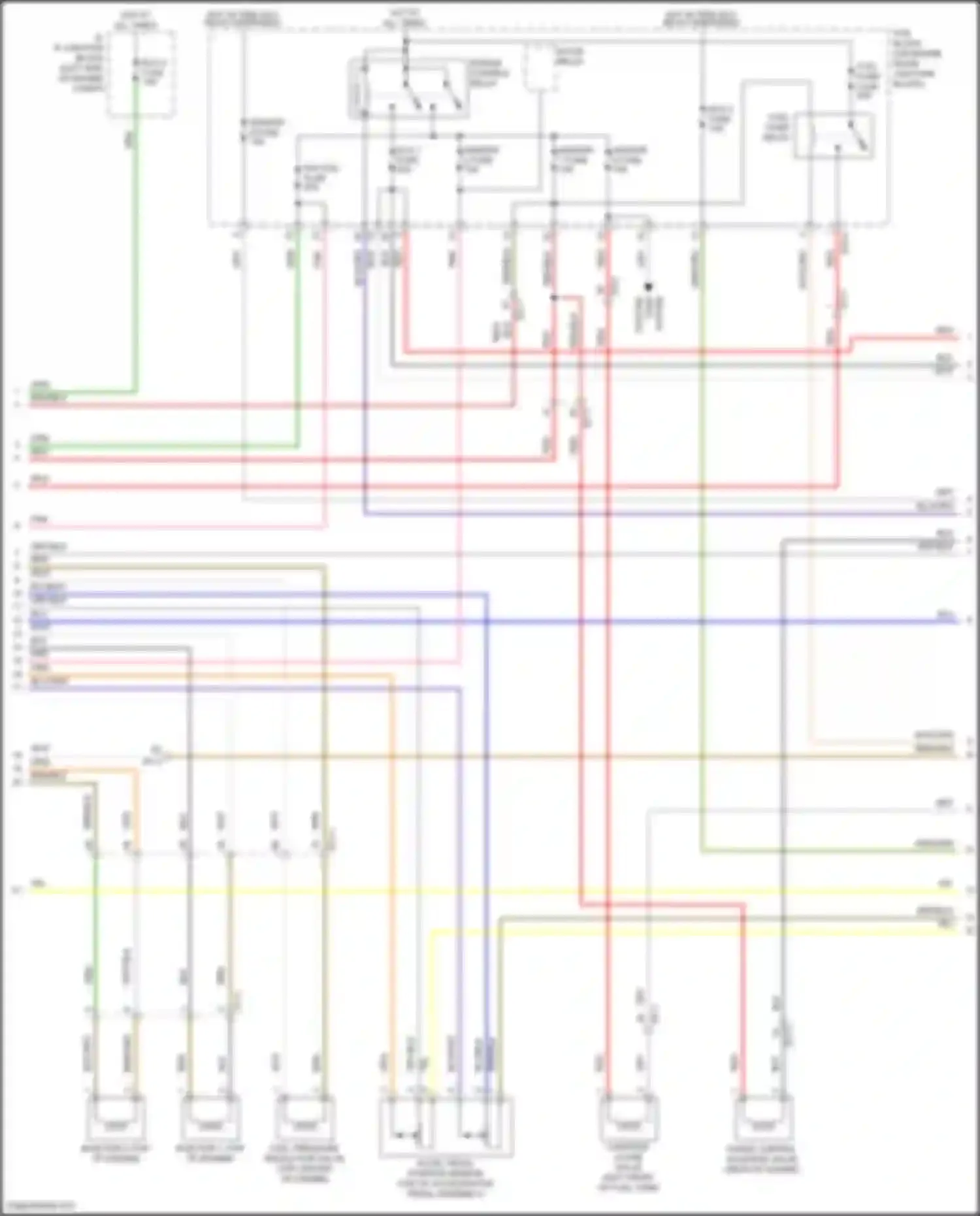 Santa Fe Hyundai IV (2018-2021): Wiring diagram engine performance 2.4l (5 of 6)