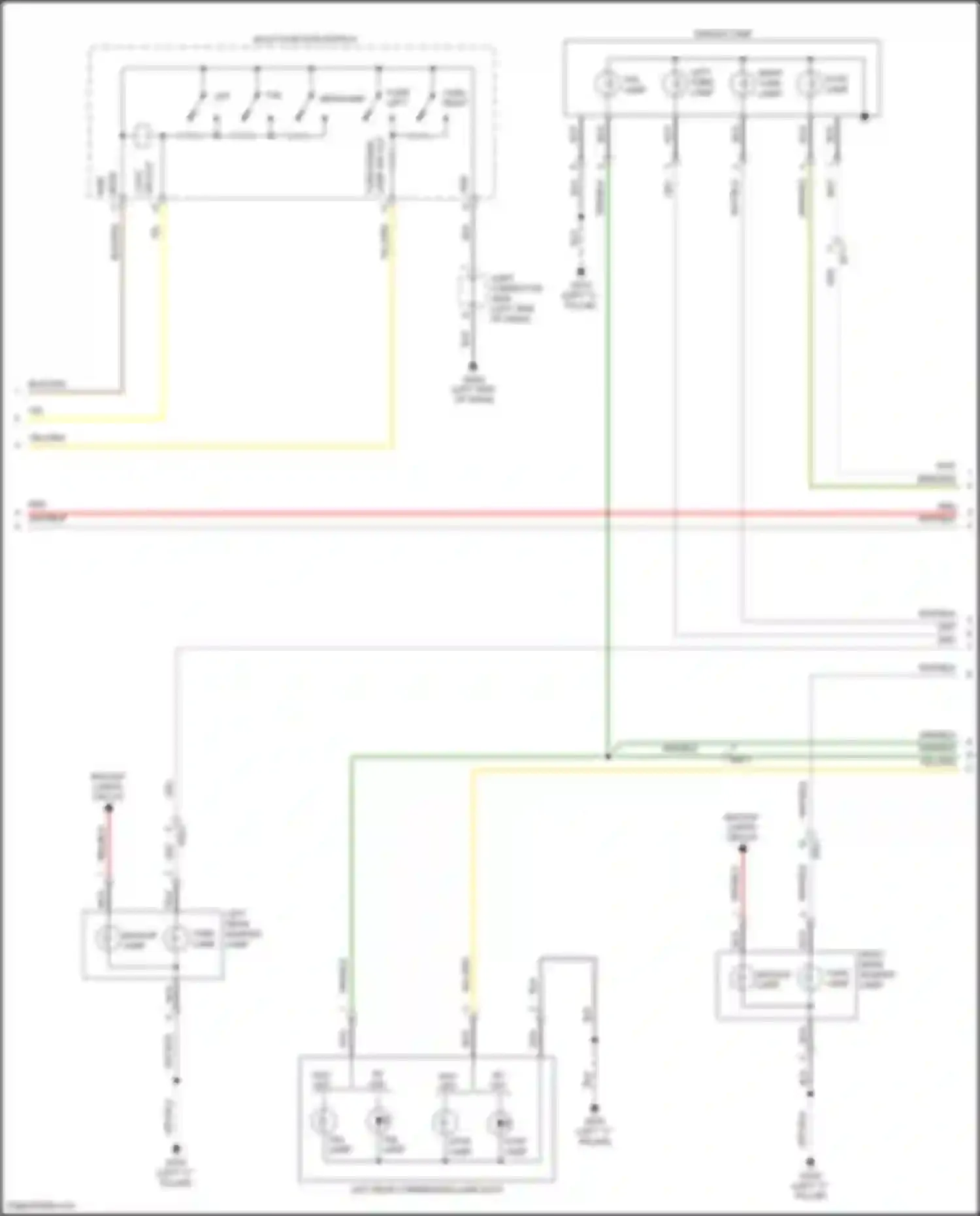 Santa Fe Hyundai IV (2018-2021): Exterior lamps circuit (2 of 4)