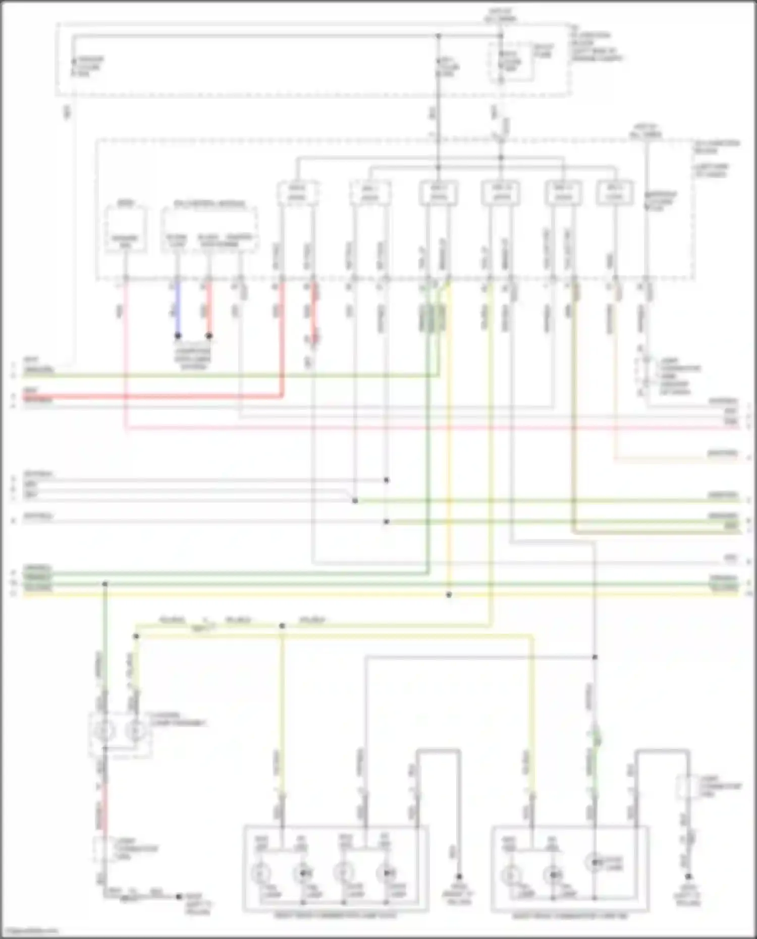 Santa Fe Hyundai IV (2018-2021): Exterior lamps circuit (3 of 4)