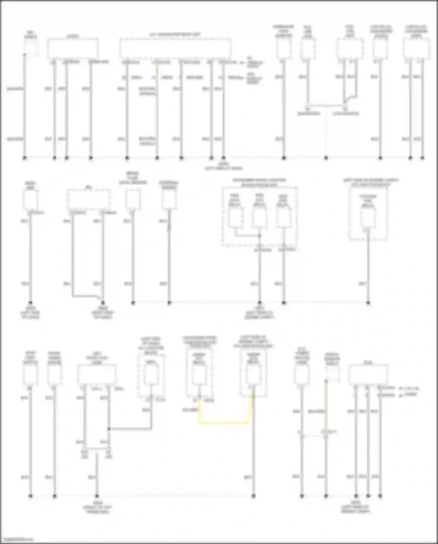 Santa Fe Hyundai IV (2018-2021): Ground distribution circuit (2 of 5)