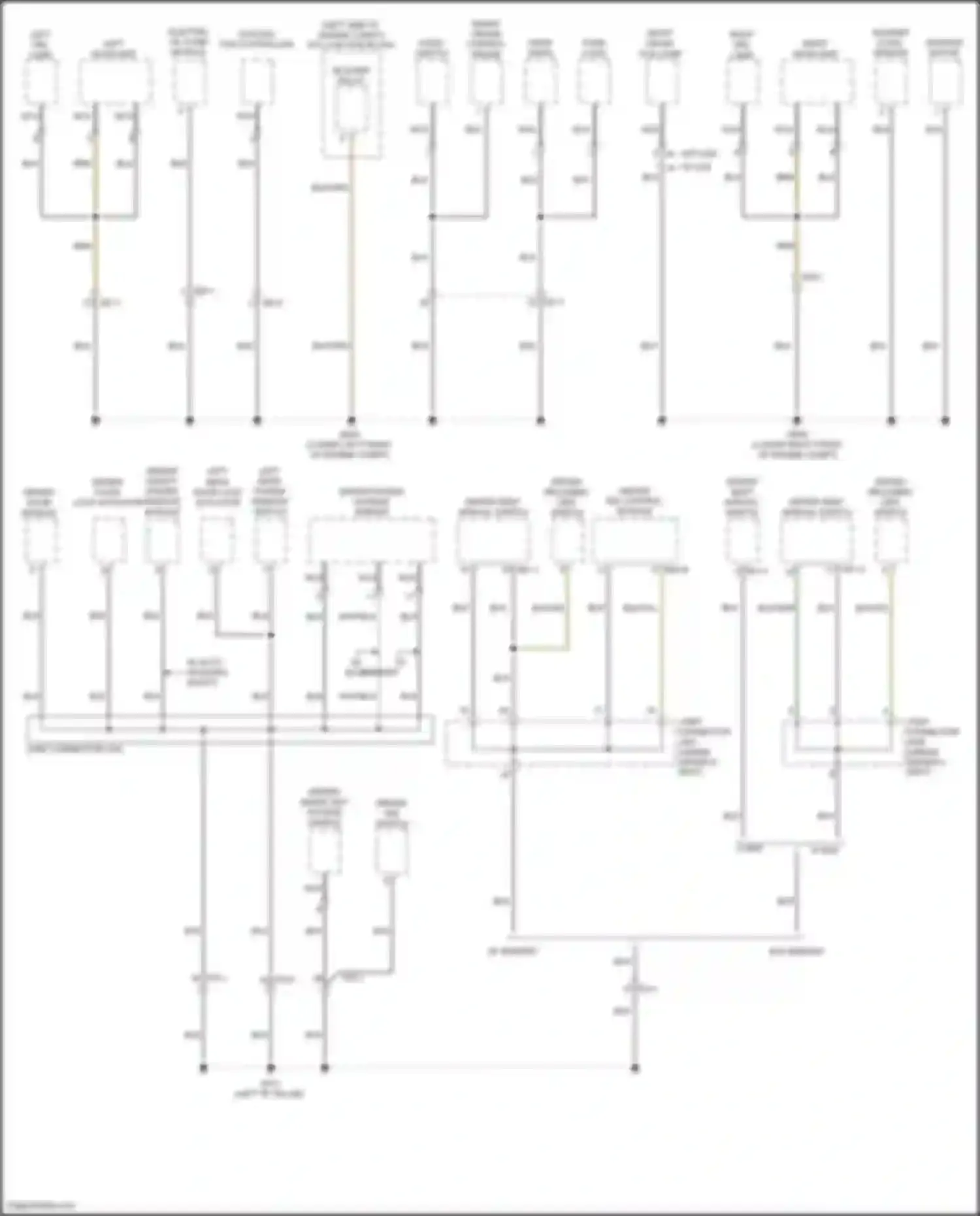 Santa Fe Hyundai IV (2018-2021): Ground distribution circuit (3 of 5)
