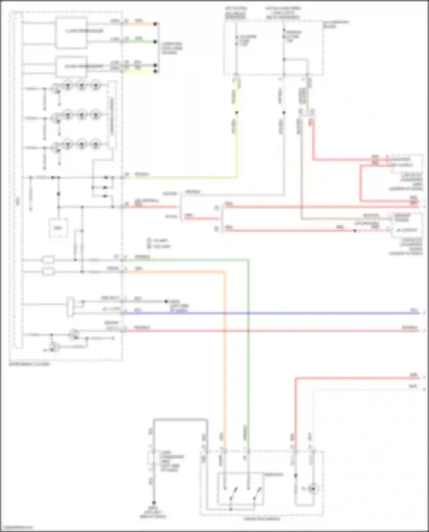 Santa Fe Hyundai IV (2018-2021): Instrument illumination circuit (1 of 3)