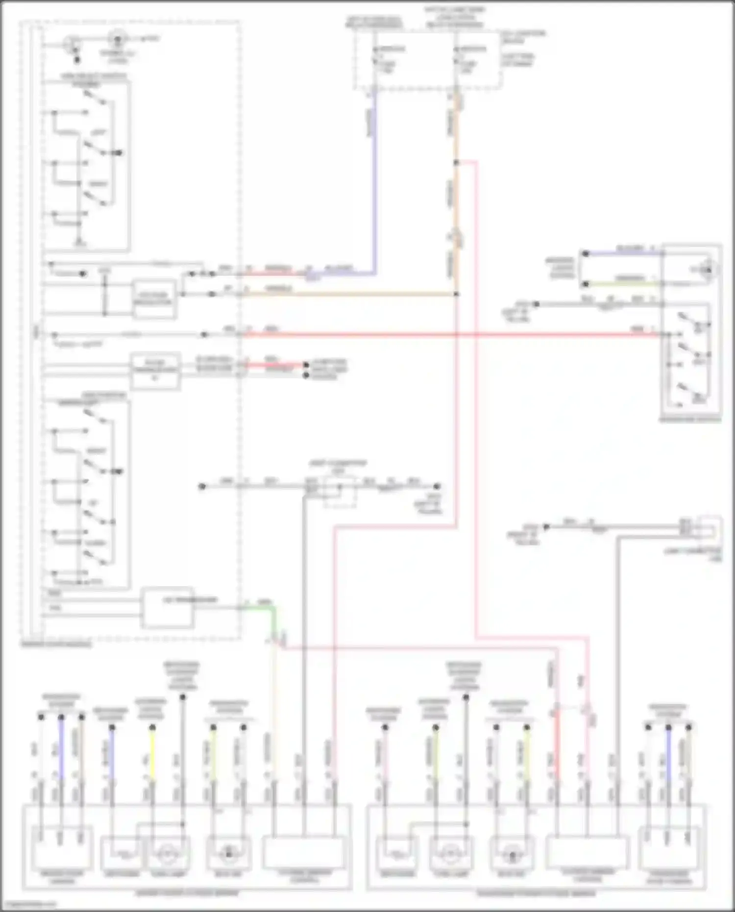 Santa Fe Hyundai IV (2018-2021): Memory mirrors circuit