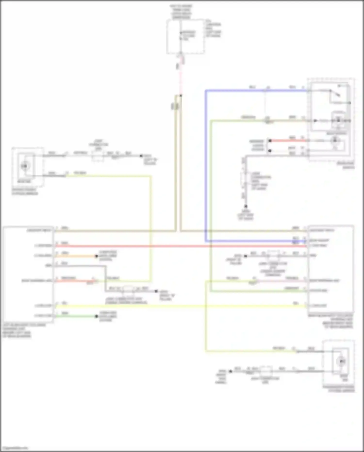 Santa Fe Hyundai IV (2018-2021): Blind spot information system circuit