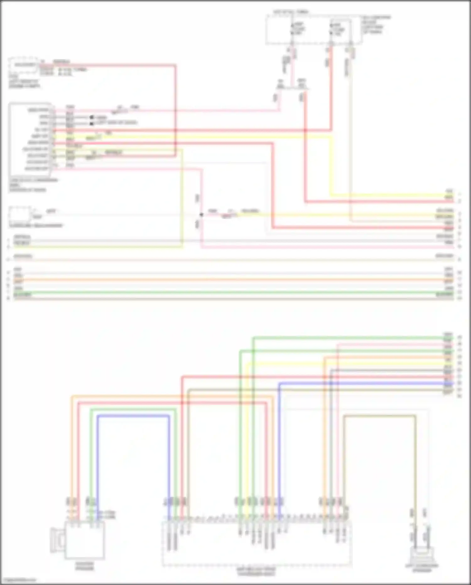 Santa Fe Hyundai IV (2018-2021): Navigation circuit, w/ display & amplifier (3 of 5)