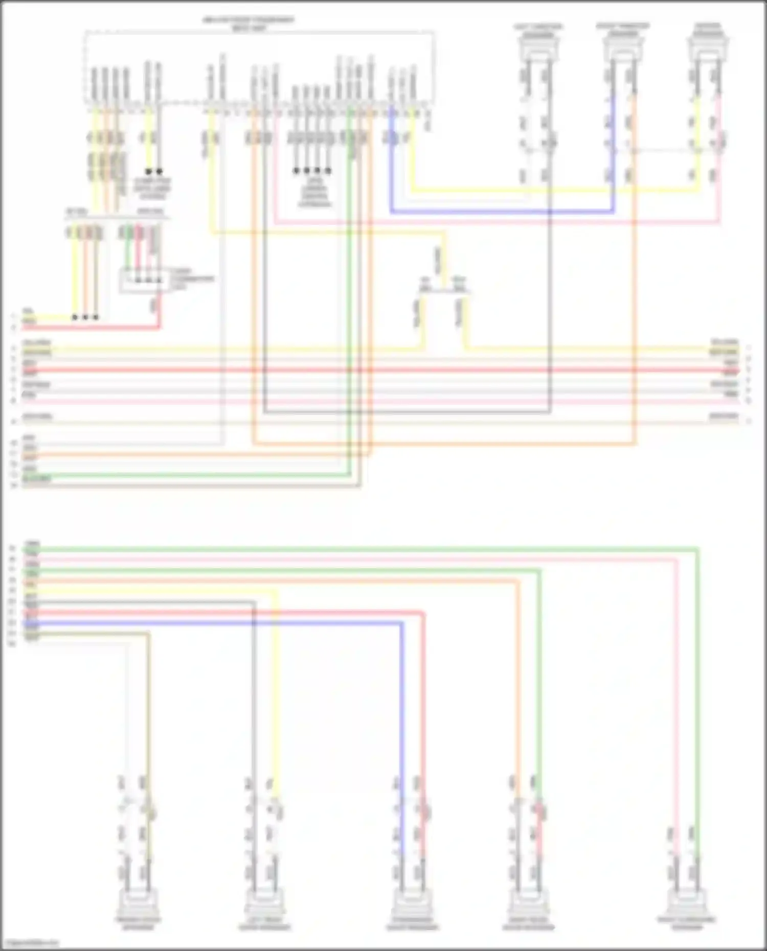 Santa Fe Hyundai IV (2018-2021): Navigation circuit, w/ display & amplifier (4 of 5)