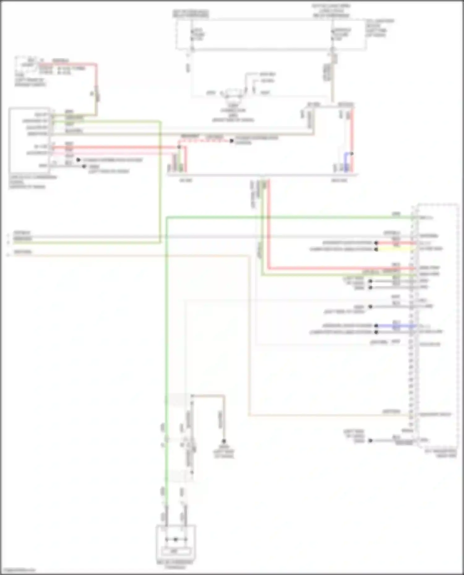 Santa Fe Hyundai IV (2018-2021): Navigation circuit, w/o display (3 of 3)