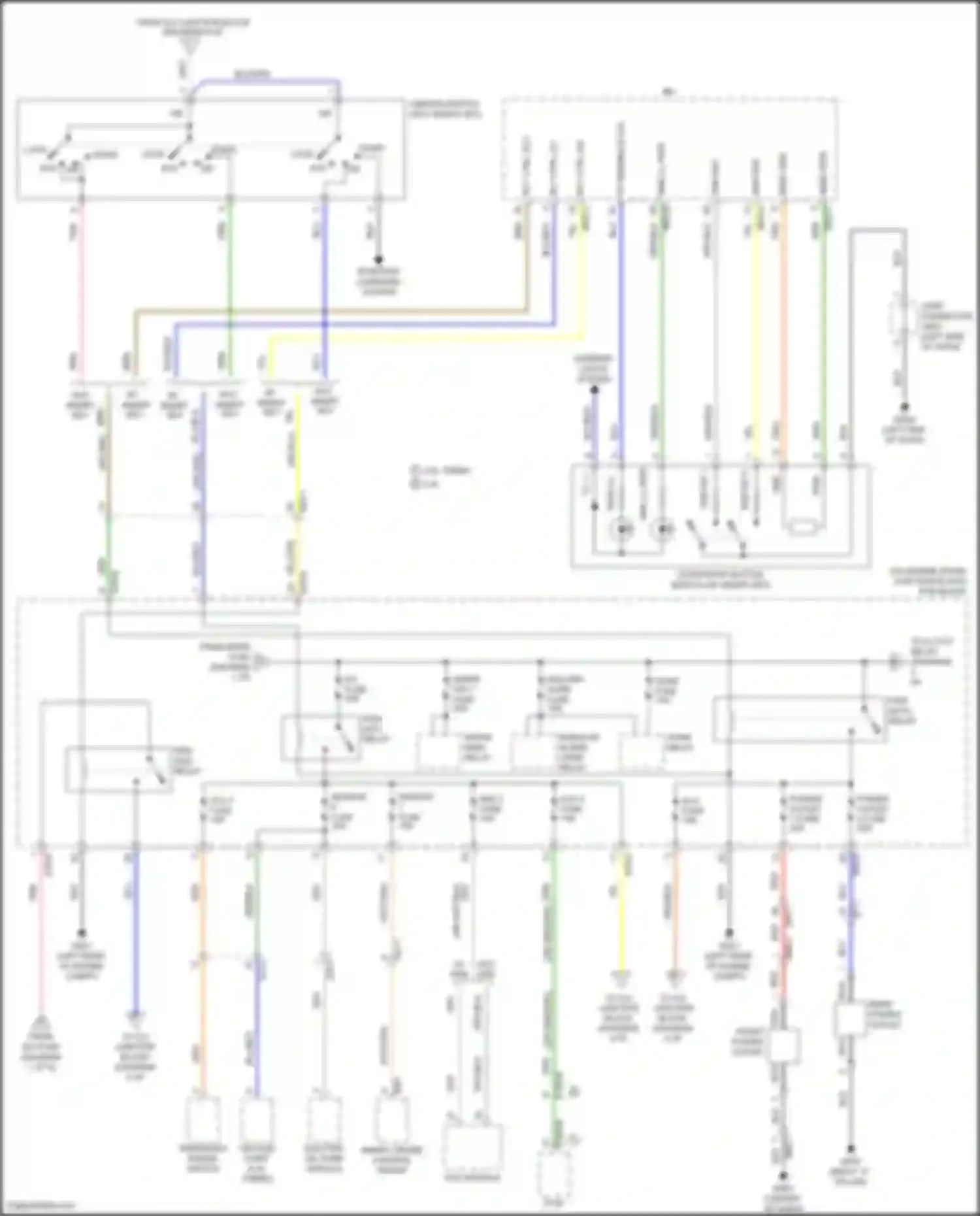 Santa Fe Hyundai IV (2018-2021): Power distribution circuit (2 of 9)