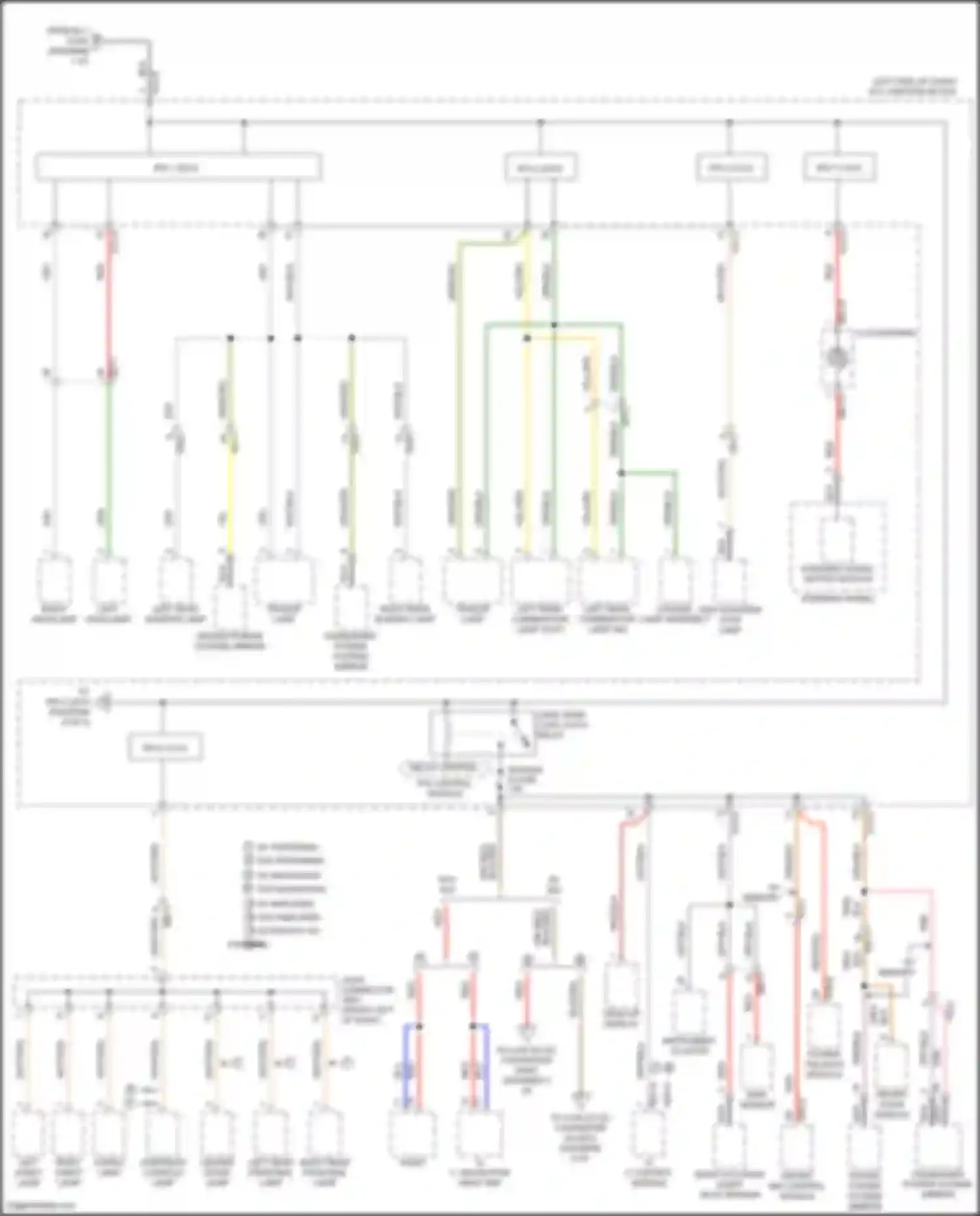 Santa Fe Hyundai IV (2018-2021): Power distribution circuit (7 of 9)