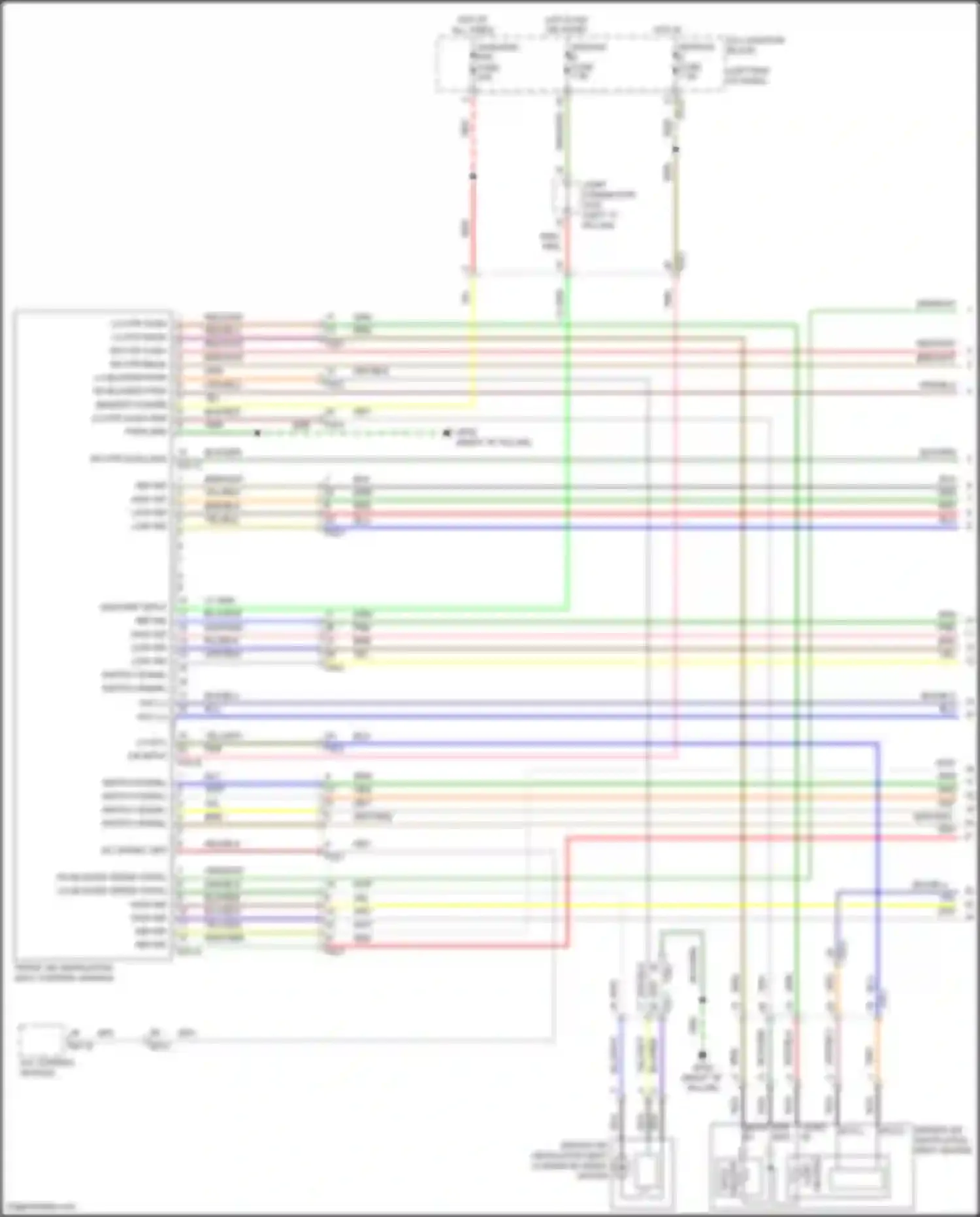 Santa Fe Hyundai IV (2018-2021): Seat ventilation circuit (1 of 2)