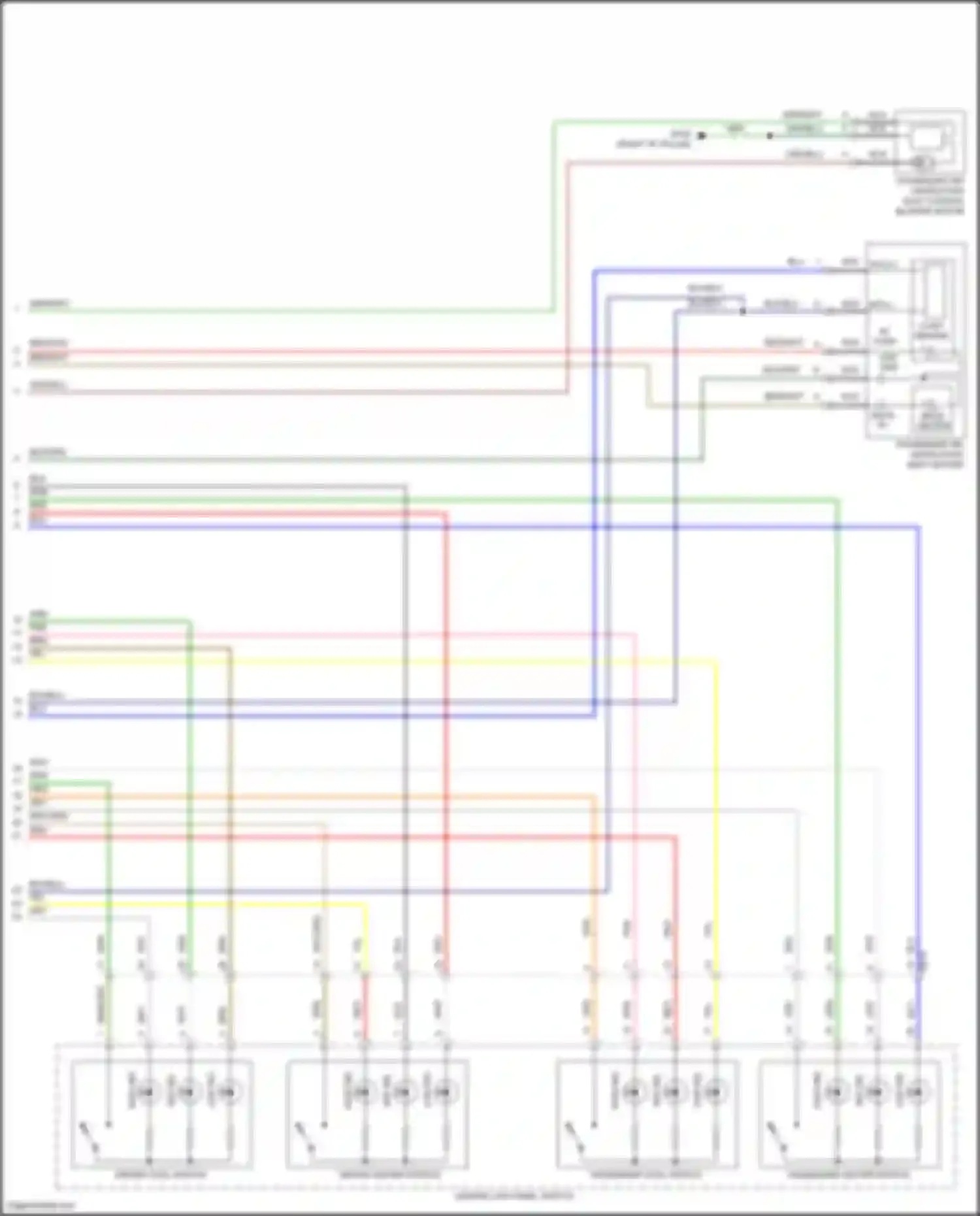 Santa Fe Hyundai IV (2018-2021): Seat ventilation circuit (2 of 2)
