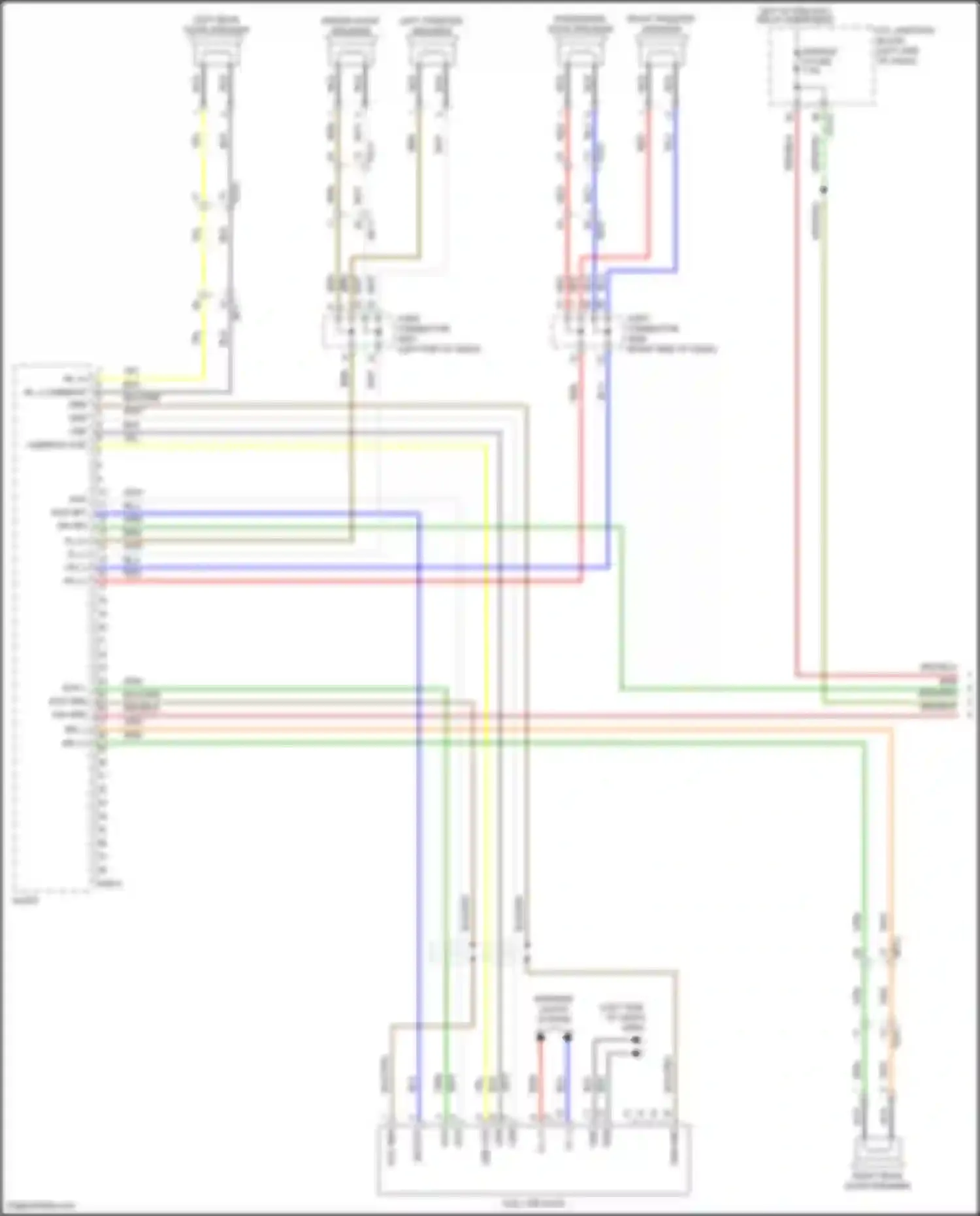 Santa Fe Hyundai IV (2018-2021): Radio circuit, w/o navigation (1 of 3)