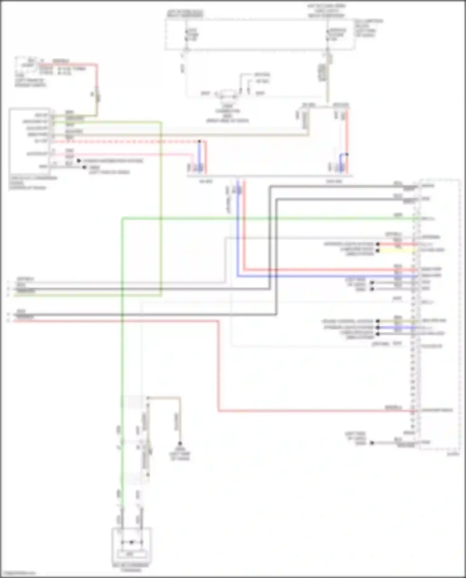 Santa Fe Hyundai IV (2018-2021): Radio circuit, w/o navigation (3 of 3)
