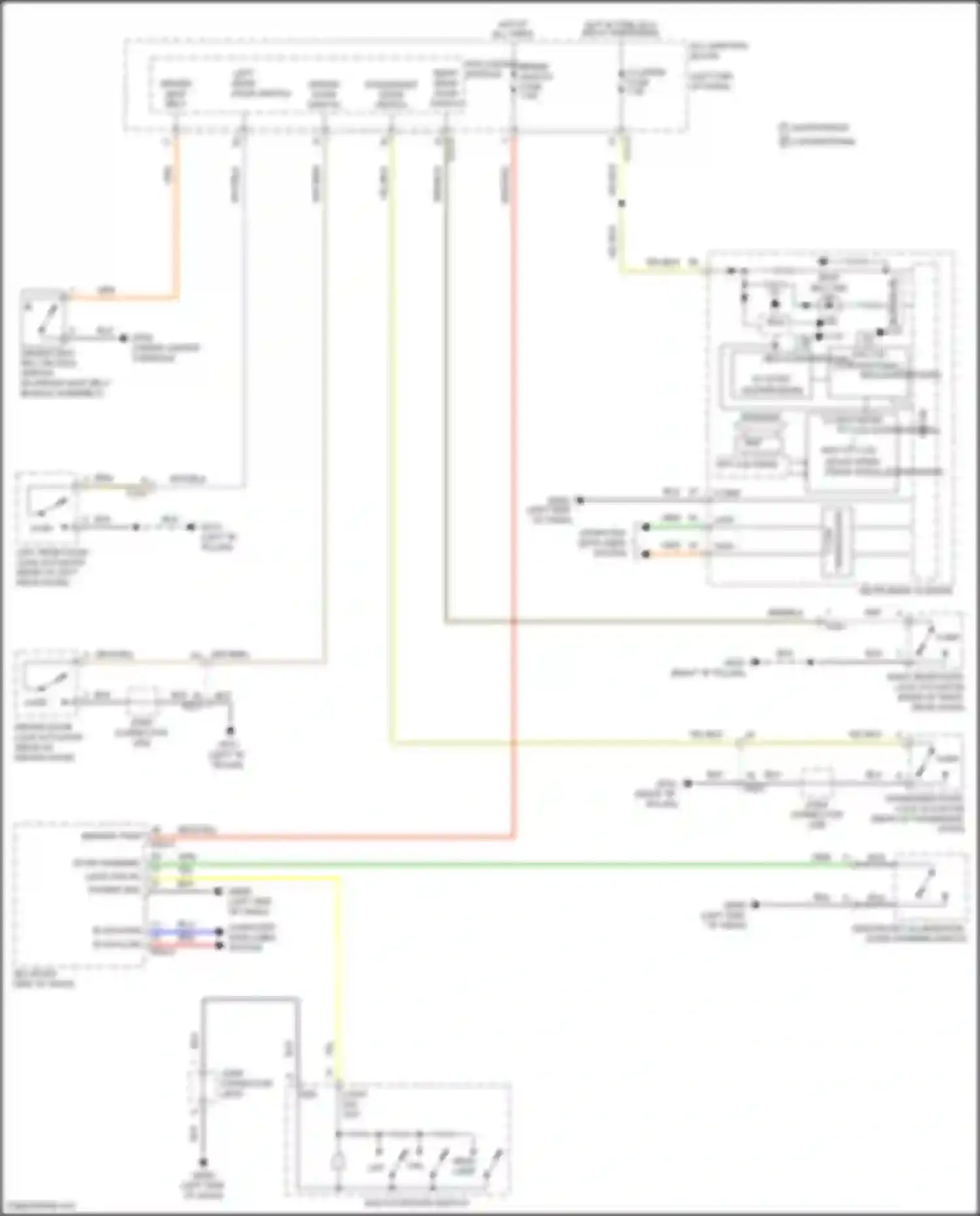 Santa Fe Hyundai IV (2018-2021): Chime circuit