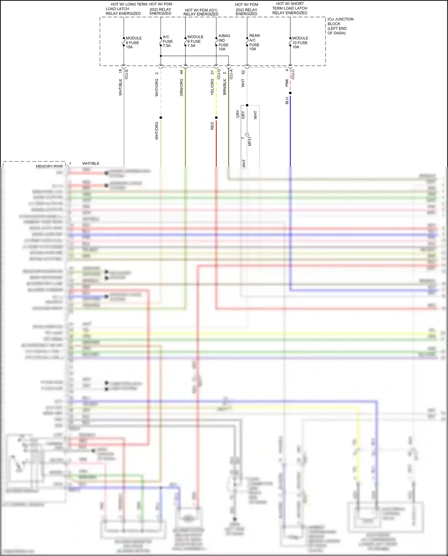 Wiring diagram computer data lines system for Hyundai Santa Fe IV (2018-2021) (34 of 74)
