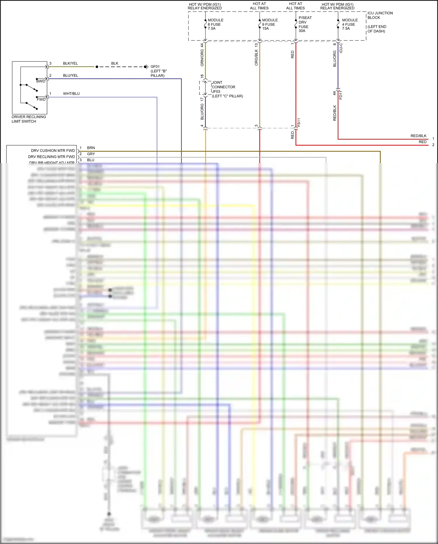 Wiring diagram computer data lines system for Hyundai Santa Fe IV (2018-2021) (41 of 74)