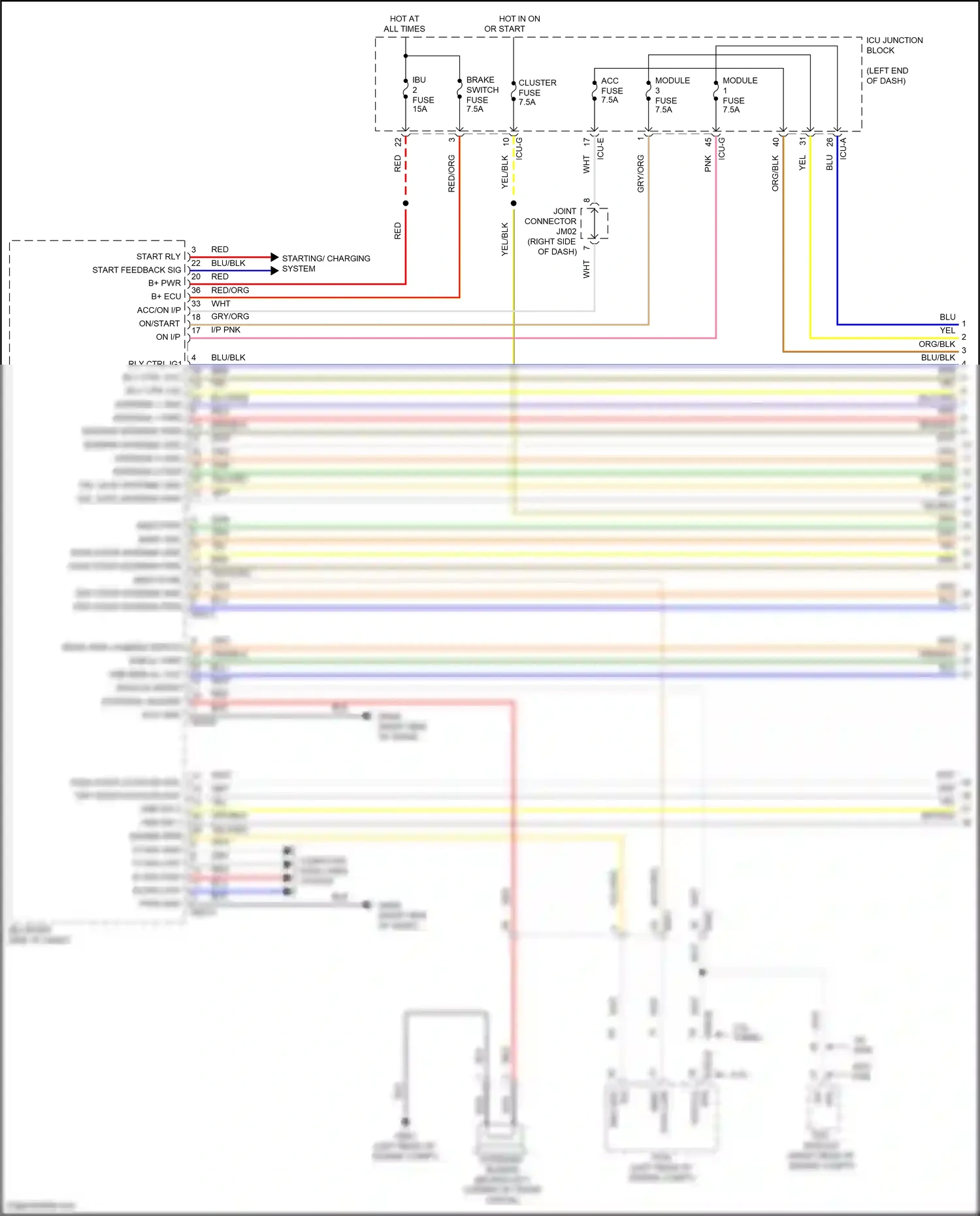 Wiring diagram computer data lines system for Hyundai Santa Fe IV (2018-2021) (45 of 74)