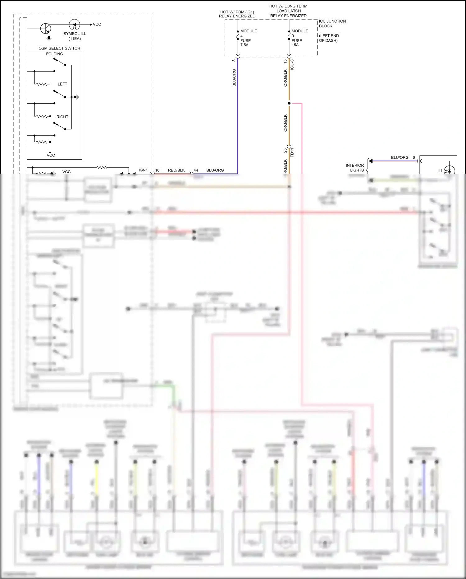 Wiring diagram computer data lines system for Hyundai Santa Fe IV (2018-2021) (47 of 74)