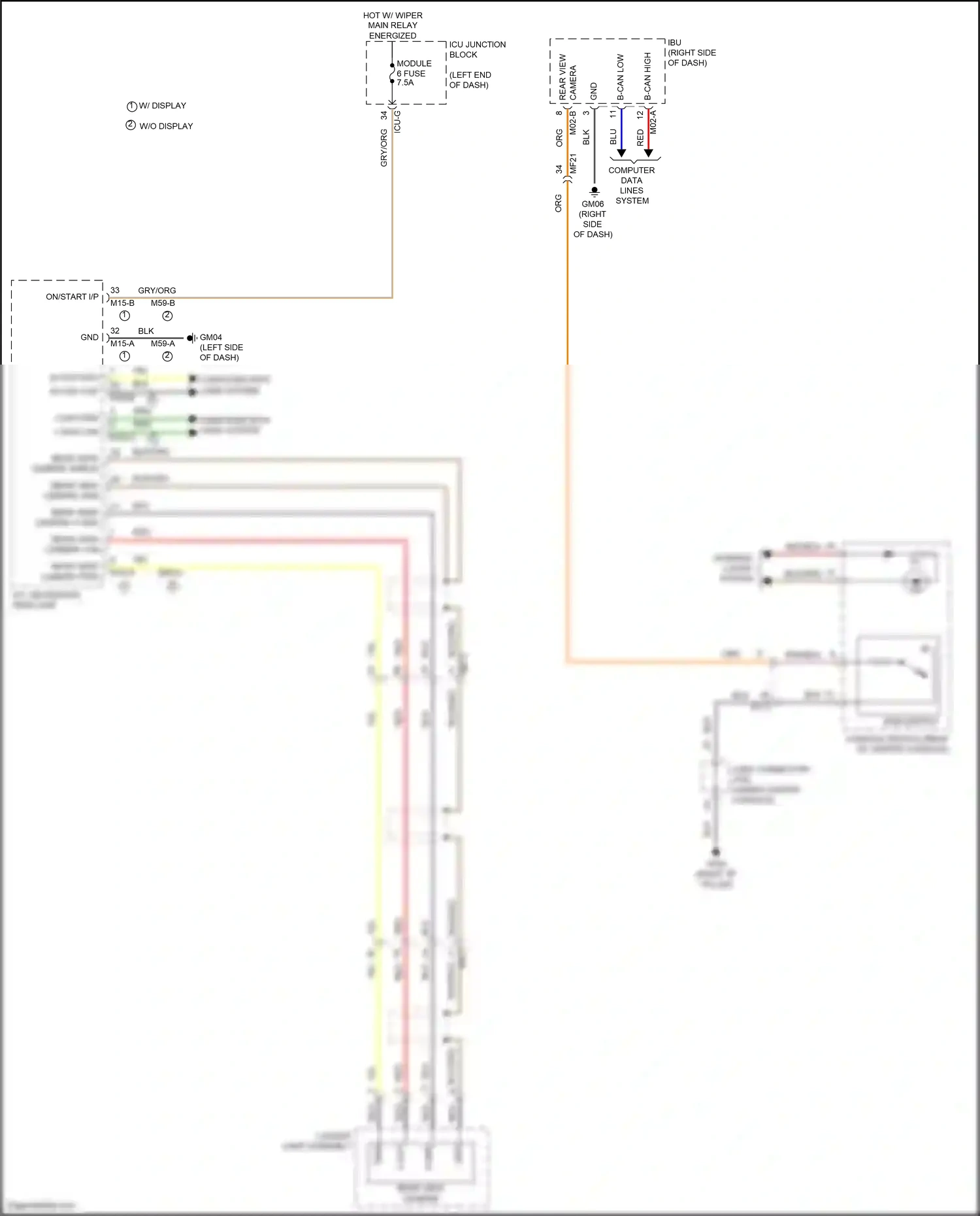 Wiring diagram computer data lines system for Hyundai Santa Fe IV (2018-2021) (60 of 74)
