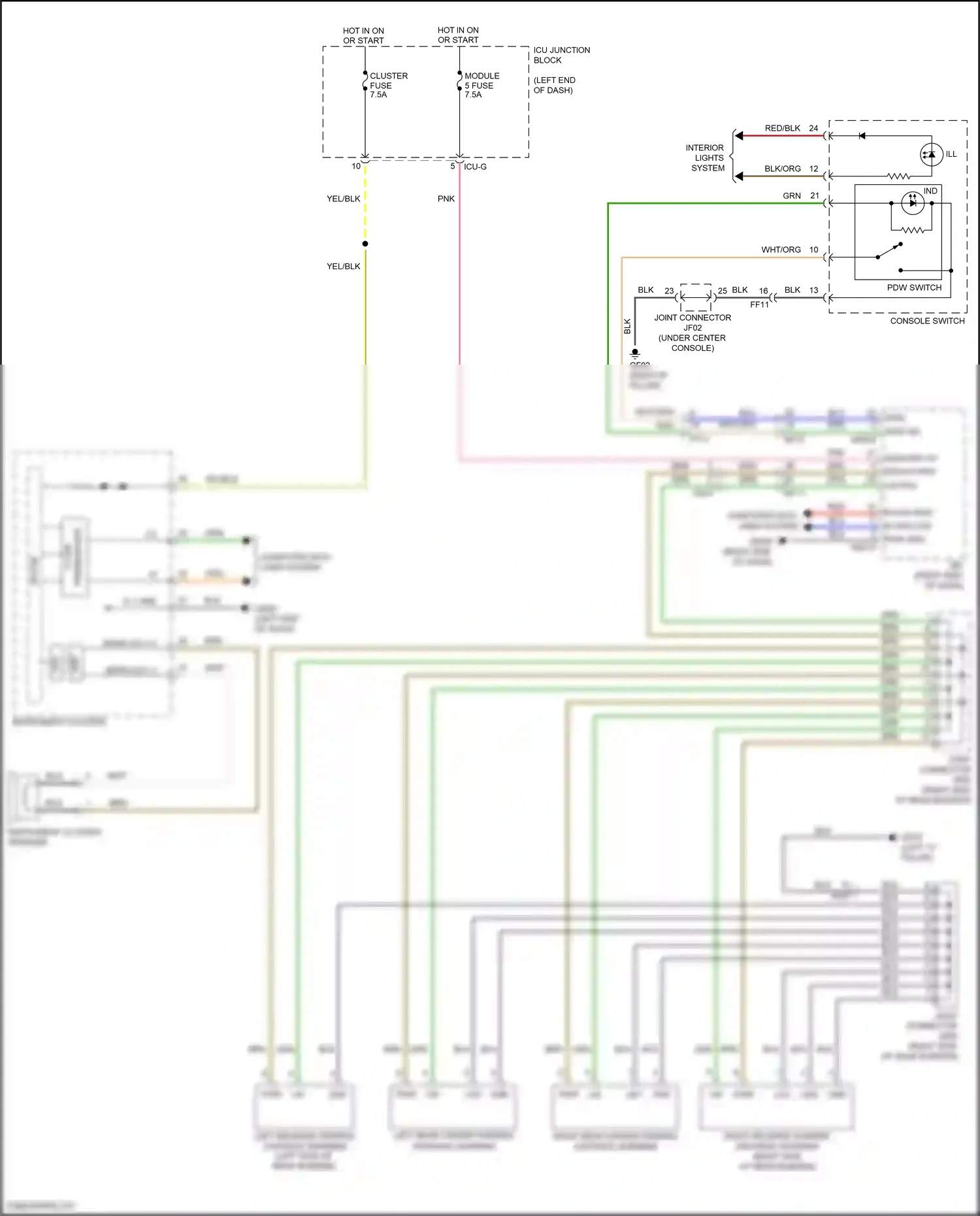 Wiring diagram computer data lines system for Hyundai Santa Fe IV (2018-2021) (59 of 74)