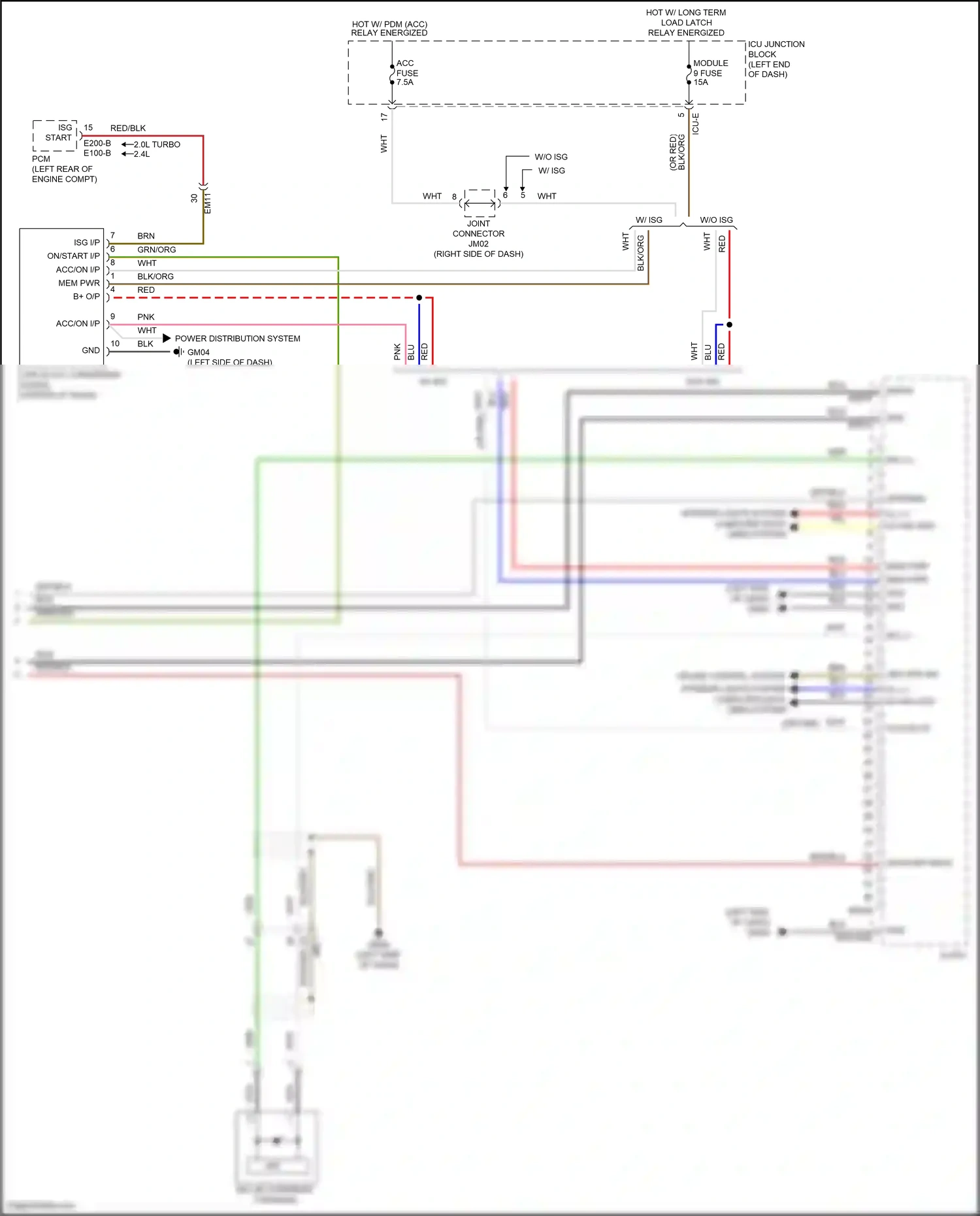 Wiring diagram icu-e for Hyundai Santa Fe IV (2018-2021) (20 of 32)