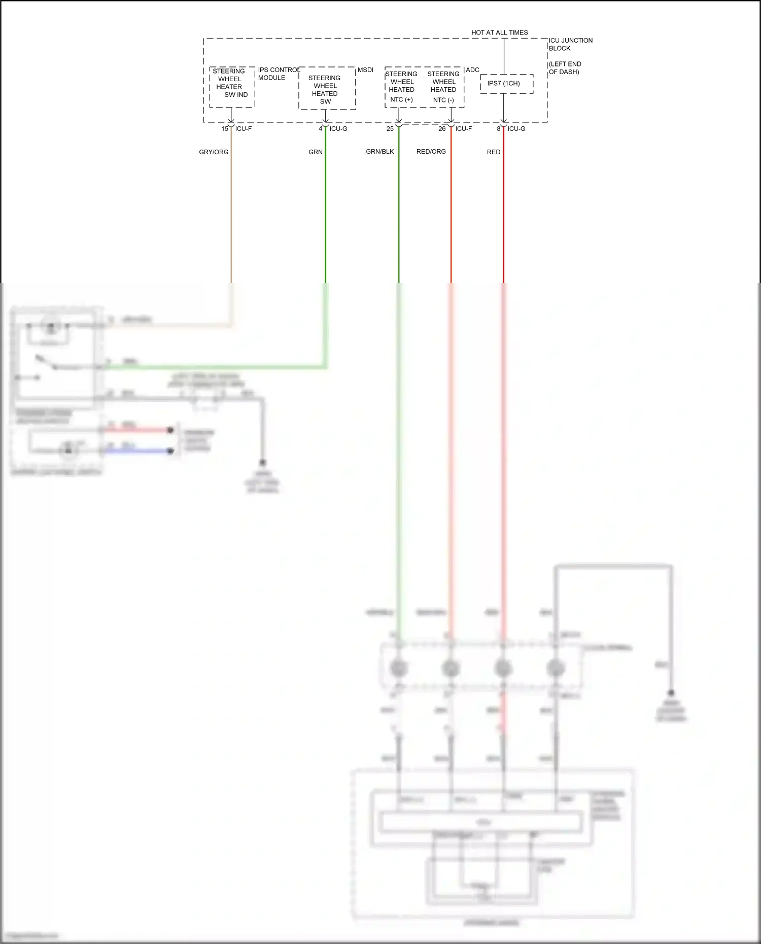 Wiring diagram ips control module for Hyundai Santa Fe IV (2018-2021) (25 of 34)