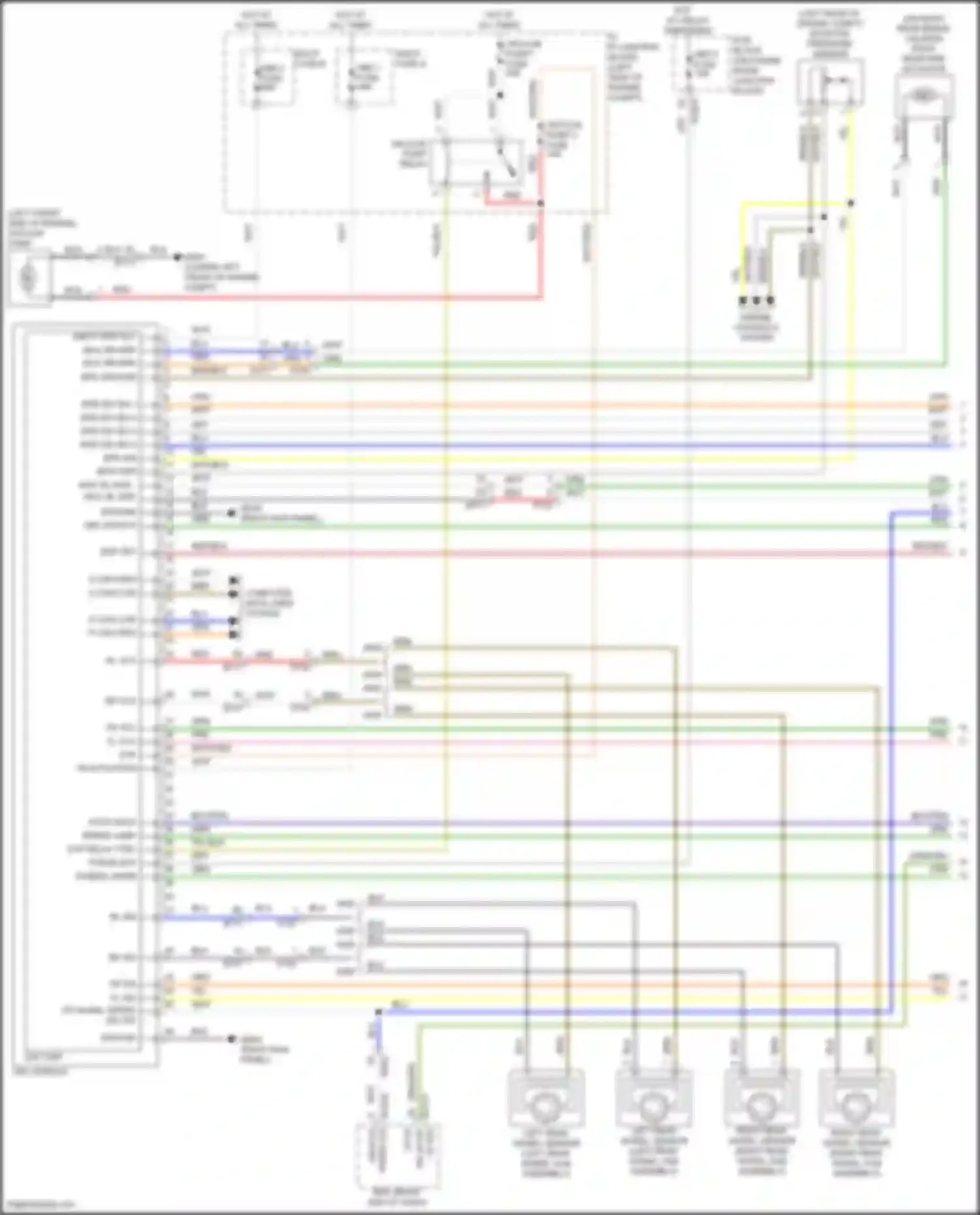 Santa Fe Hyundai V (2023-2024): Anti-lock brakes circuit, except hybrid (1 of 3)