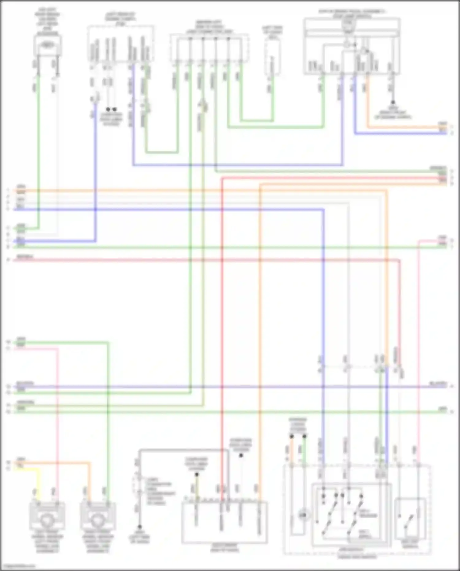 Santa Fe Hyundai V (2023-2024): Anti-lock brakes circuit, except hybrid (2 of 3)